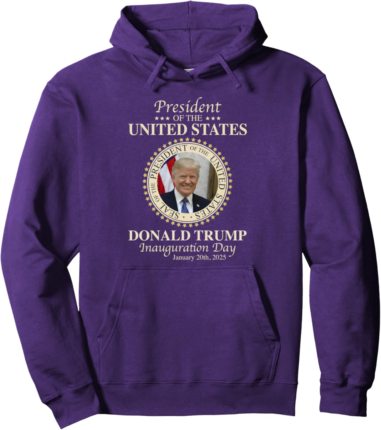 47th President Donald Trump Inauguration 2025 Memorabilia Pullover Hoodie