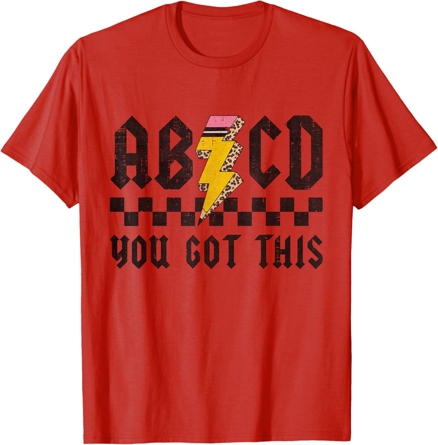 ABCD Testing Day You Got This Test Day Teacher Funny T-Shirt