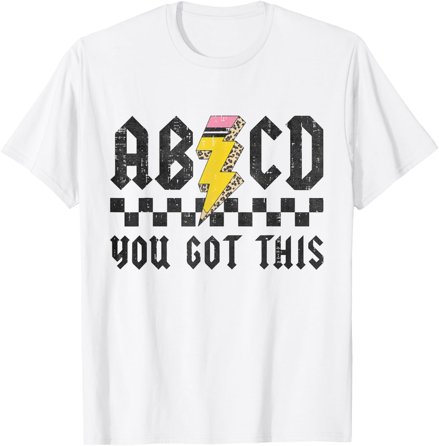 ABCD Testing Day You Got This Test Day Teacher Funny T-Shirt