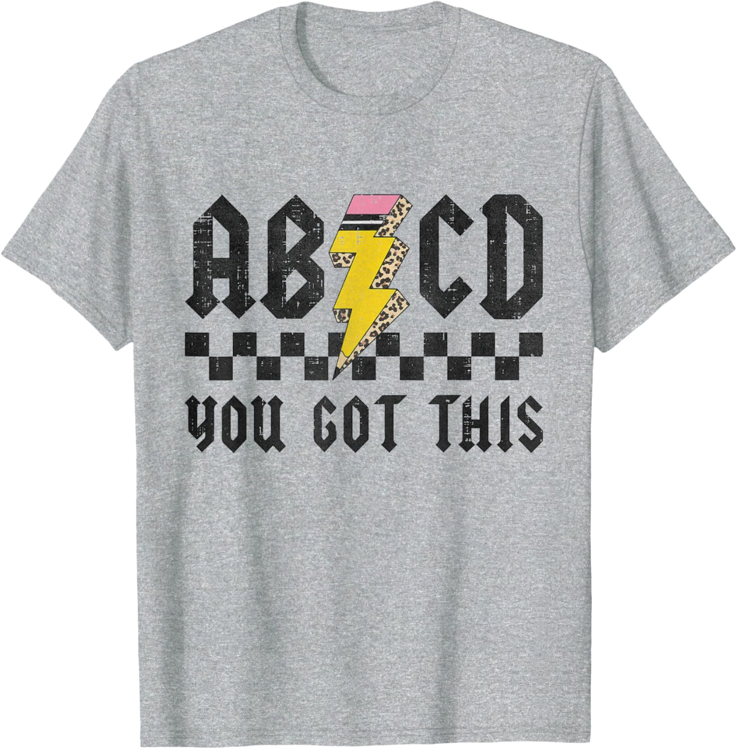 ABCD Testing Day You Got This Test Day Teacher Funny T-Shirt