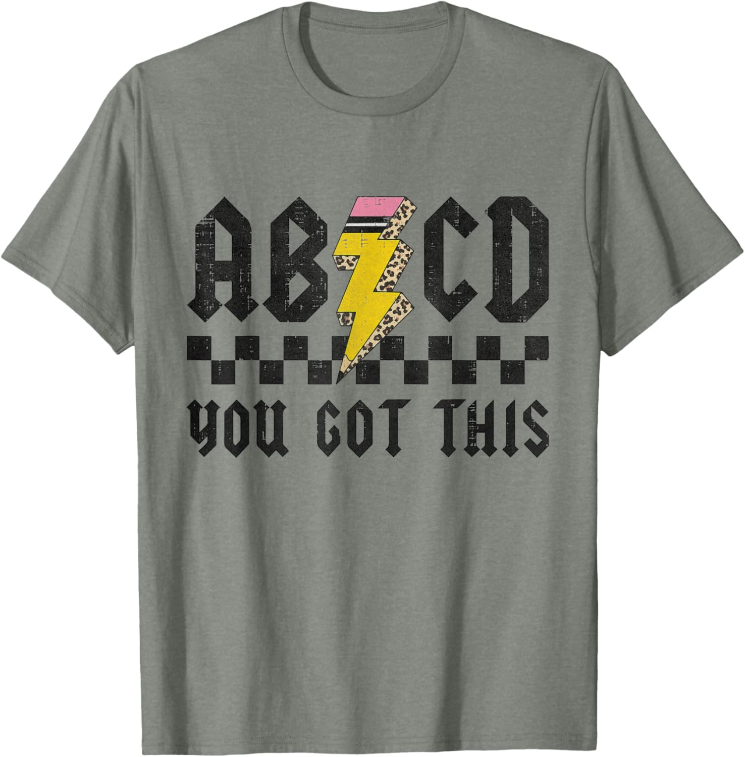 ABCD Testing Day You Got This Test Day Teacher Funny T-Shirt