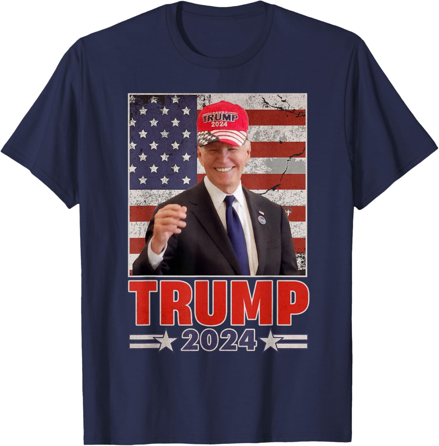 Anti Joe Biden Funny Conservative Donald Trump 2024 T-Shirt