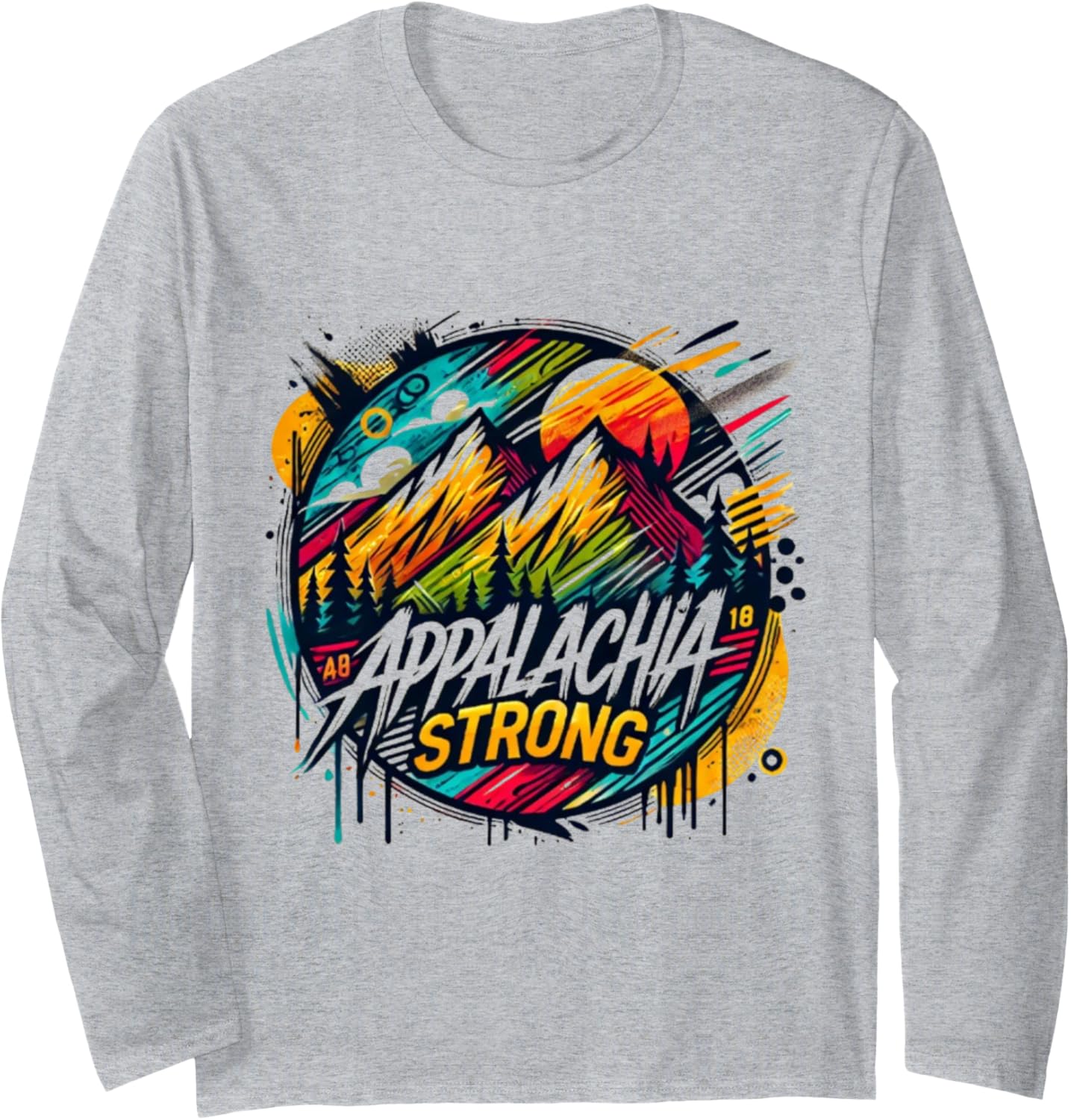 Appalachia Strong Graffiti Long Sleeve T-Shirt