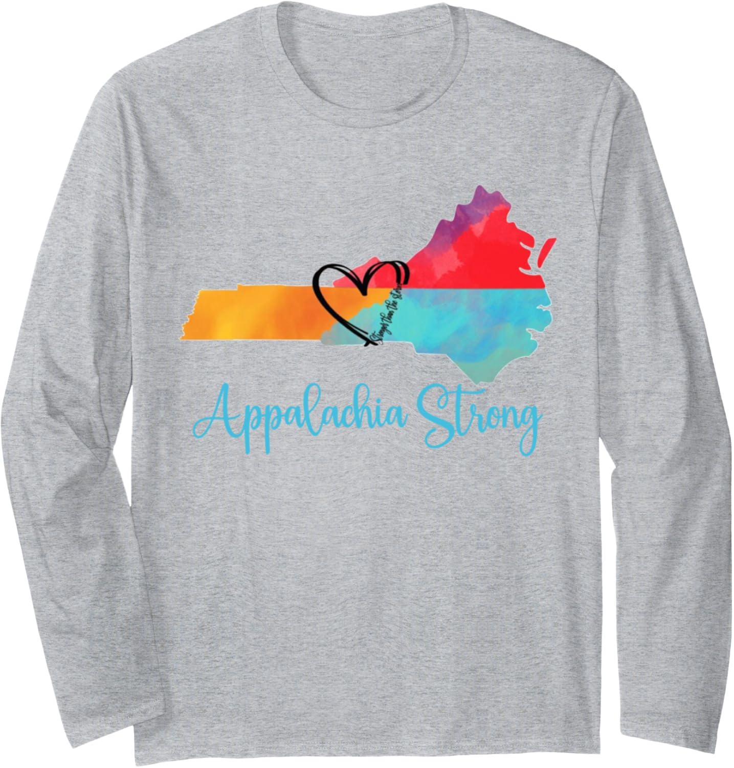 Appalachia Strong NC Mountains Long Sleeve T-Shirt