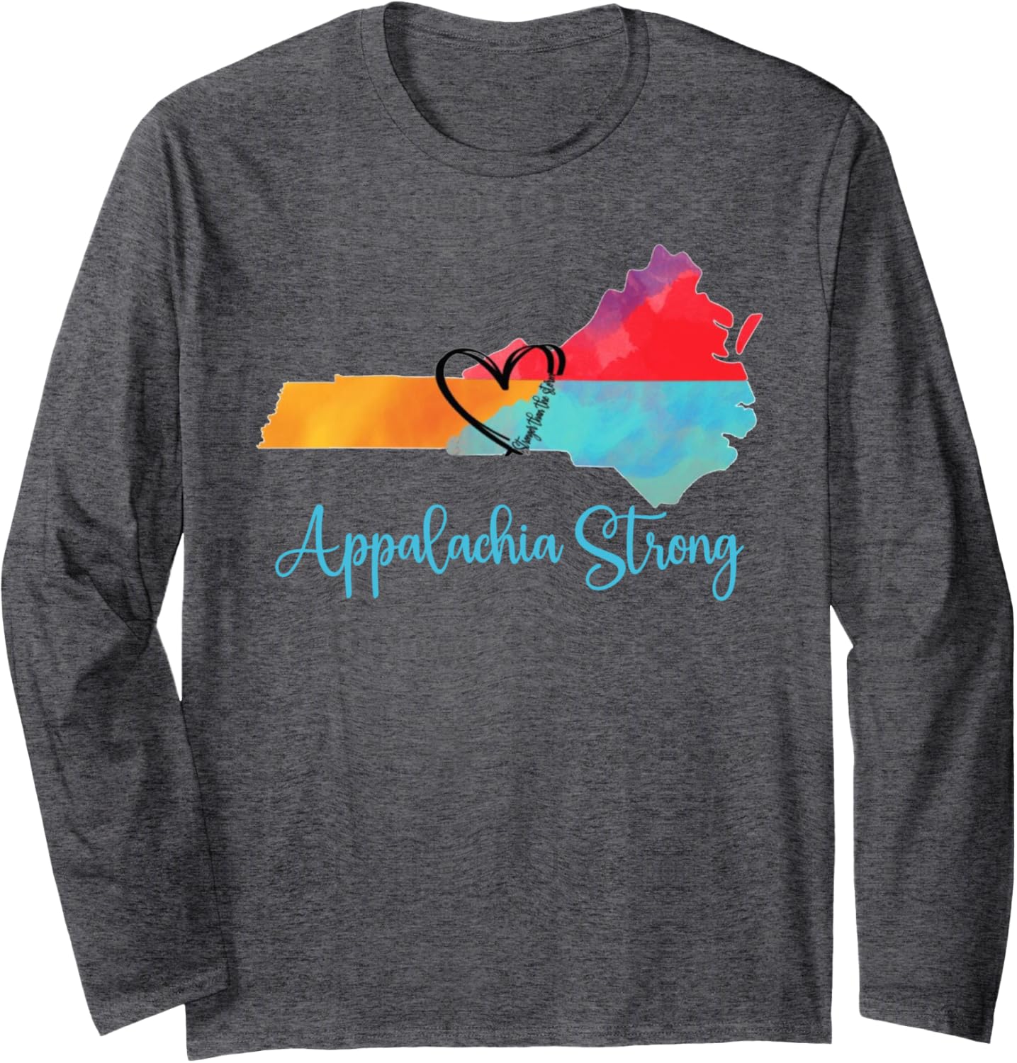 Appalachia Strong NC Mountains Long Sleeve T-Shirt