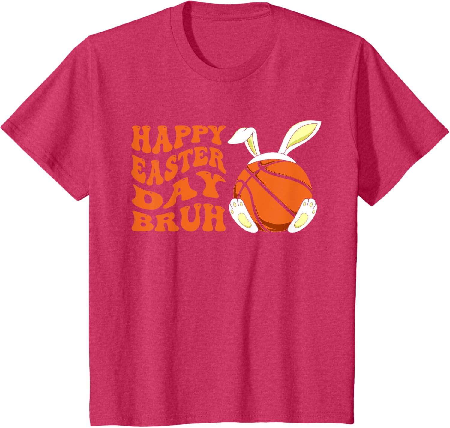 Basketball Easter Rabbit Bunny, Happy Easter Day Bruh T-Shirt