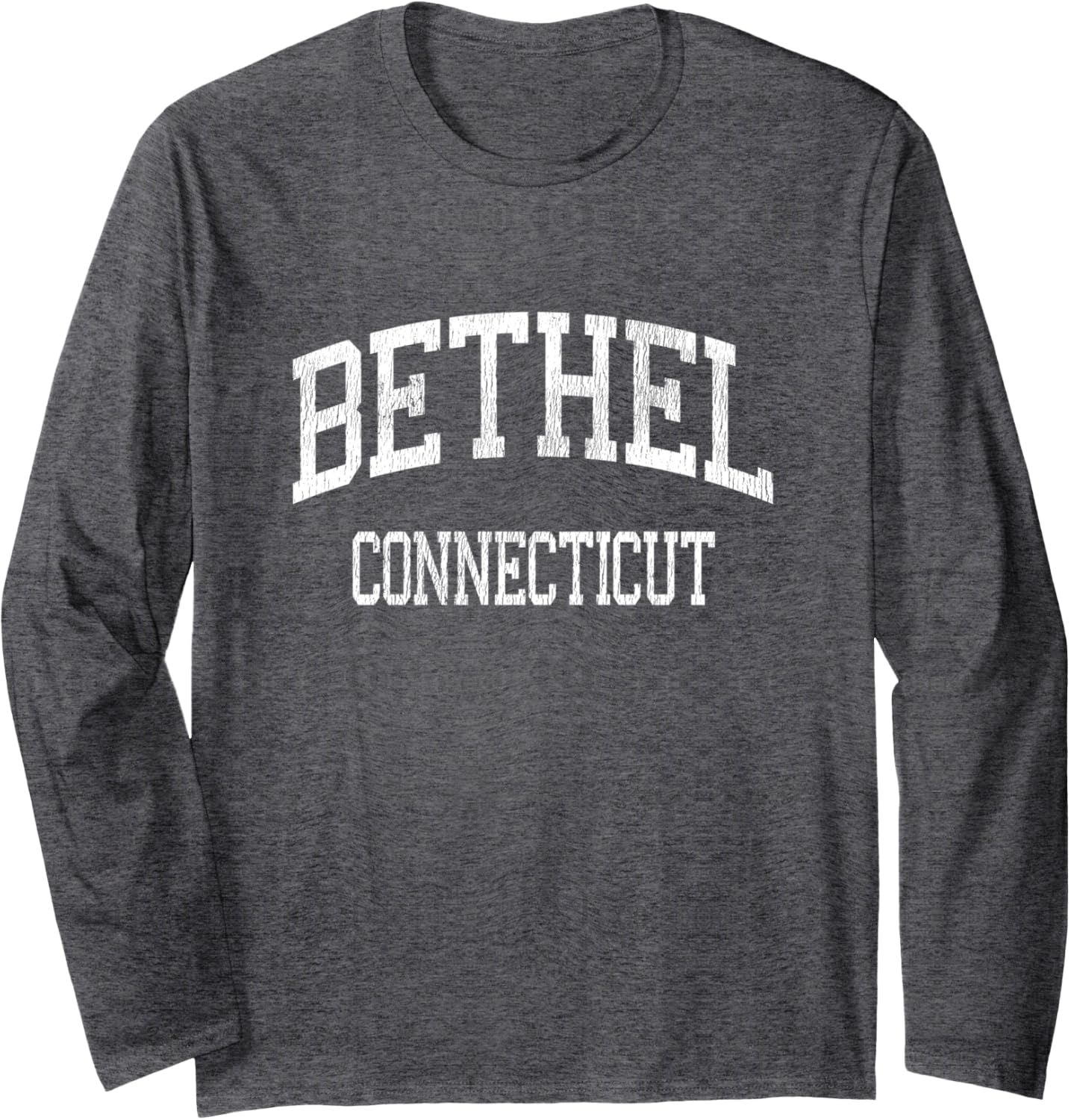 Bethel Connecticut CT Vintage Athletic Sports Design Long Sleeve T-Shirt