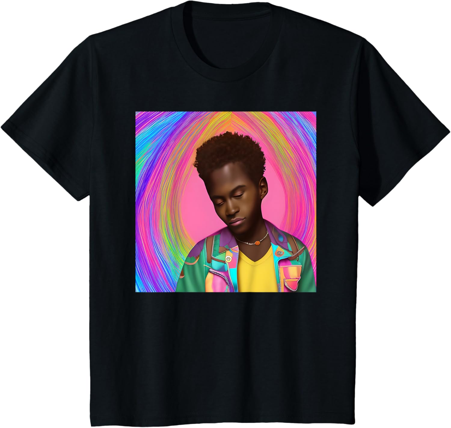 Black Boy Melanin Bruh Easter Egg Hunt Patch Prince Brother T-Shirt