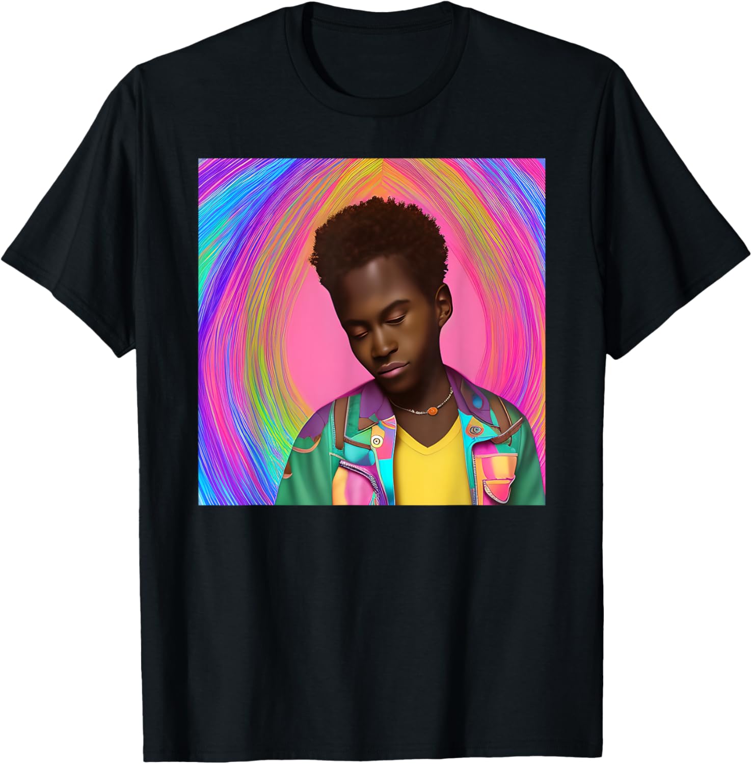 Black Boy Melanin Bruh Easter Egg Hunt Patch Prince Brother T-Shirt