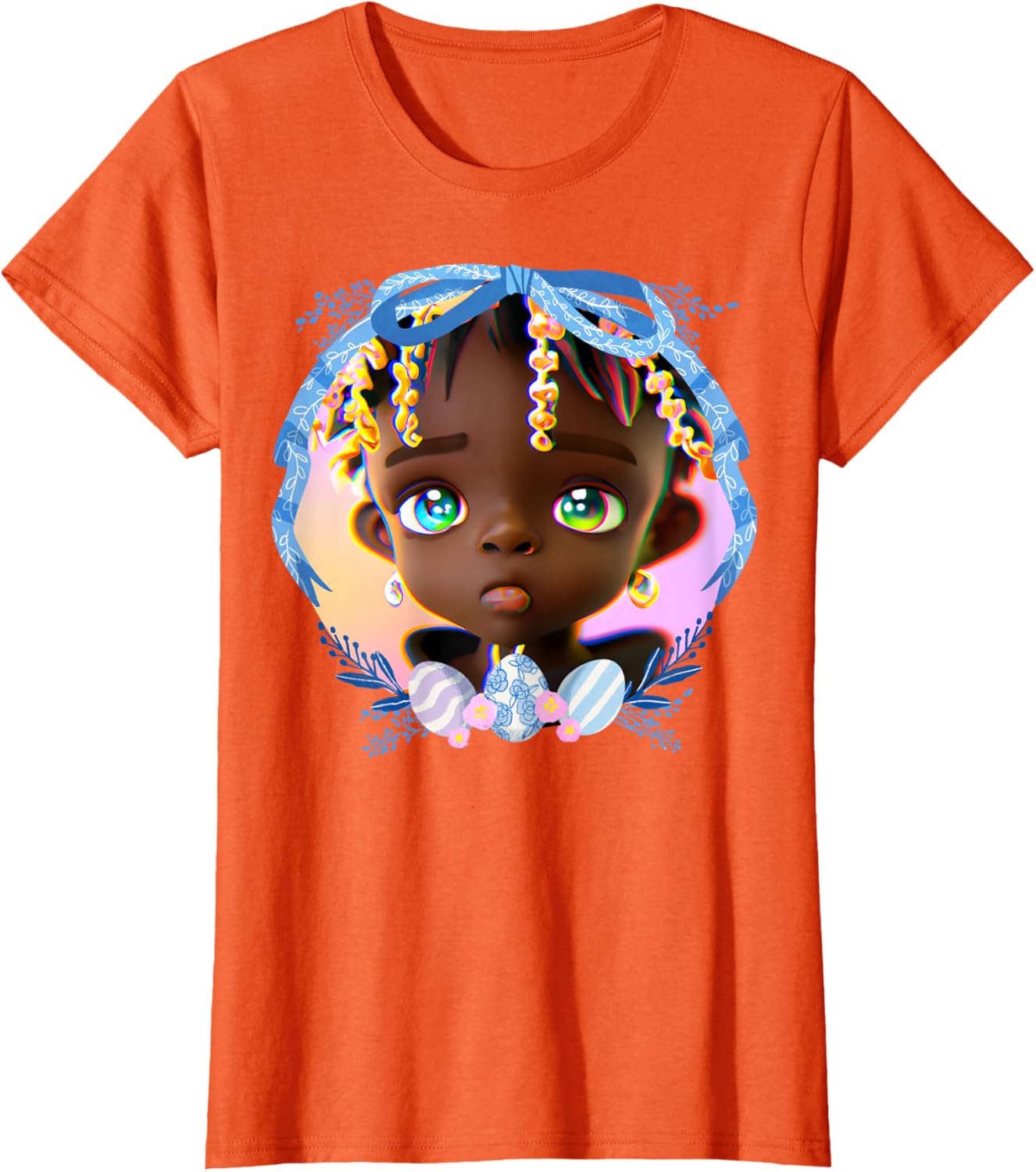 Black Boy Melanin Bruh Easter Egg Hunt Spring Garden Hunter T-Shirt