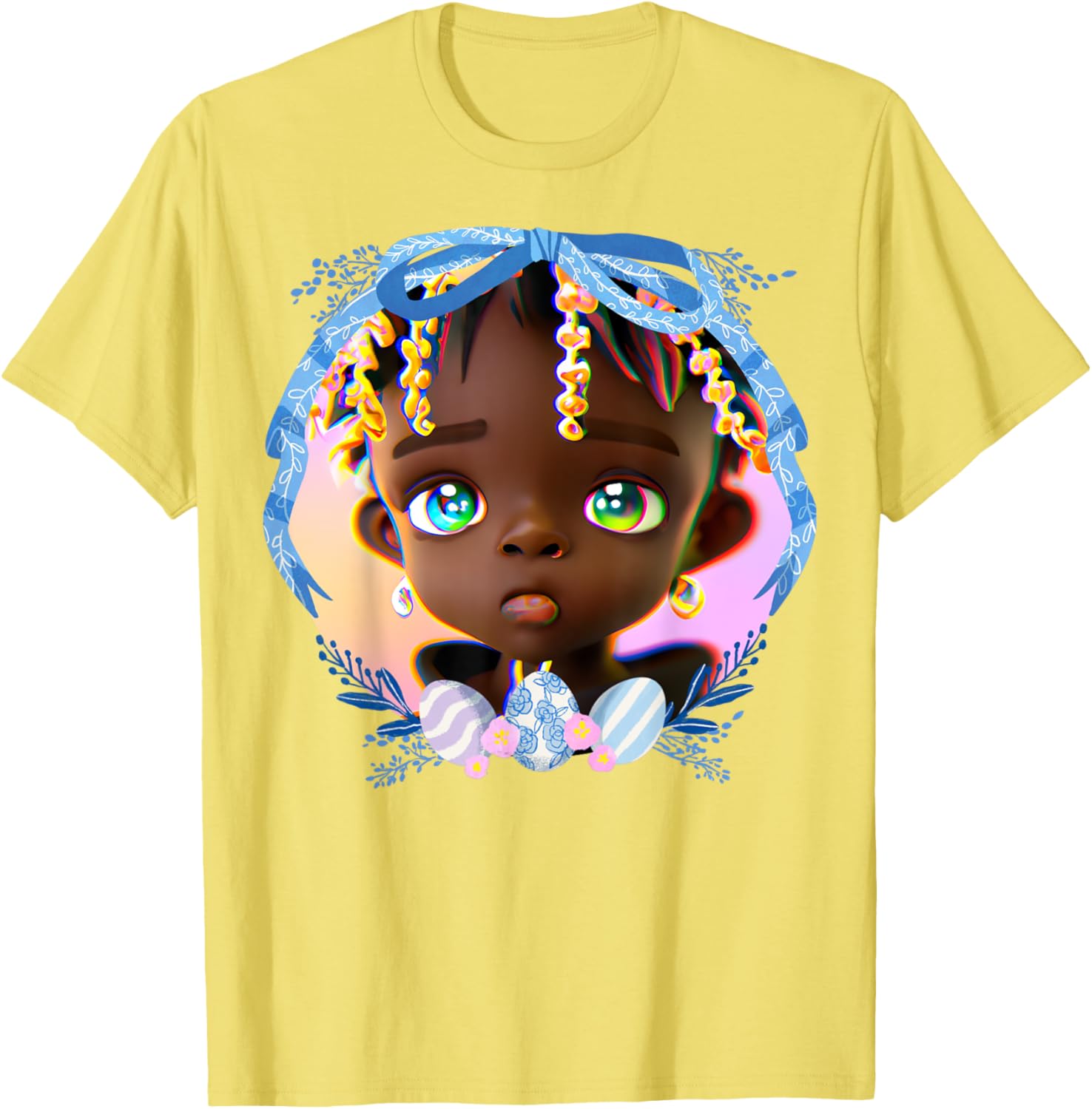 Black Boy Melanin Bruh Easter Egg Hunt Spring Garden Hunter T-Shirt