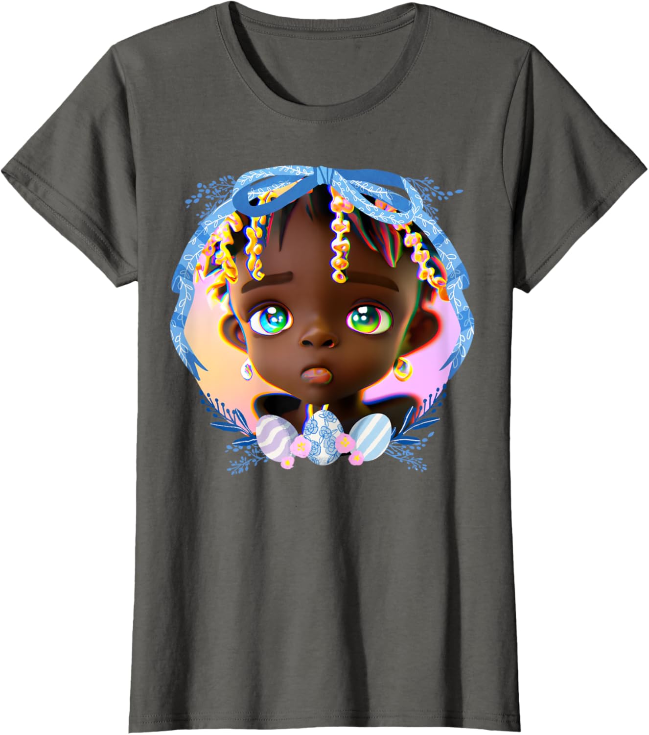 Black Boy Melanin Bruh Easter Egg Hunt Spring Garden Hunter T-Shirt