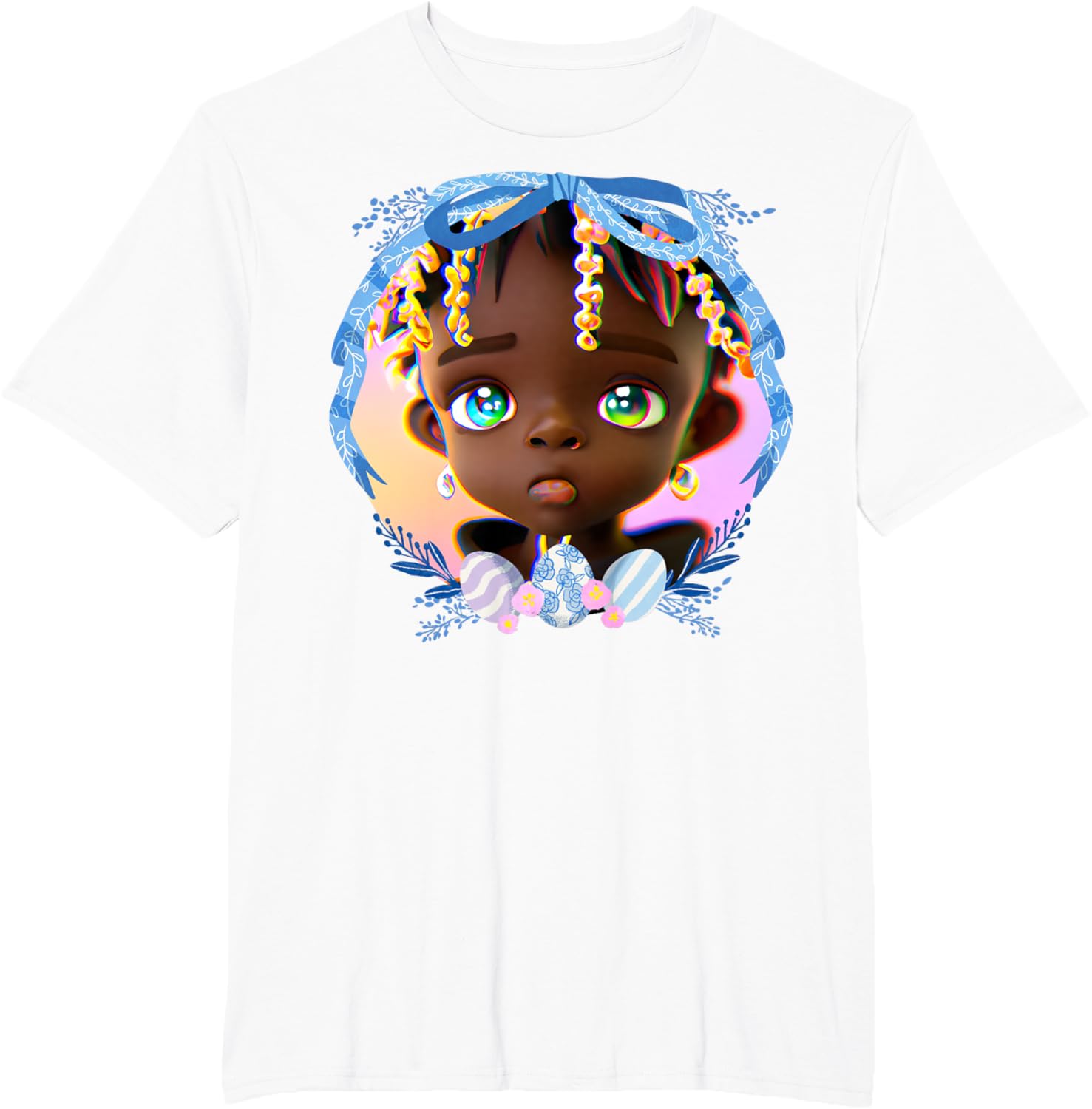 Black Boy Melanin Bruh Easter Egg Hunt Spring Garden Hunter T-Shirt