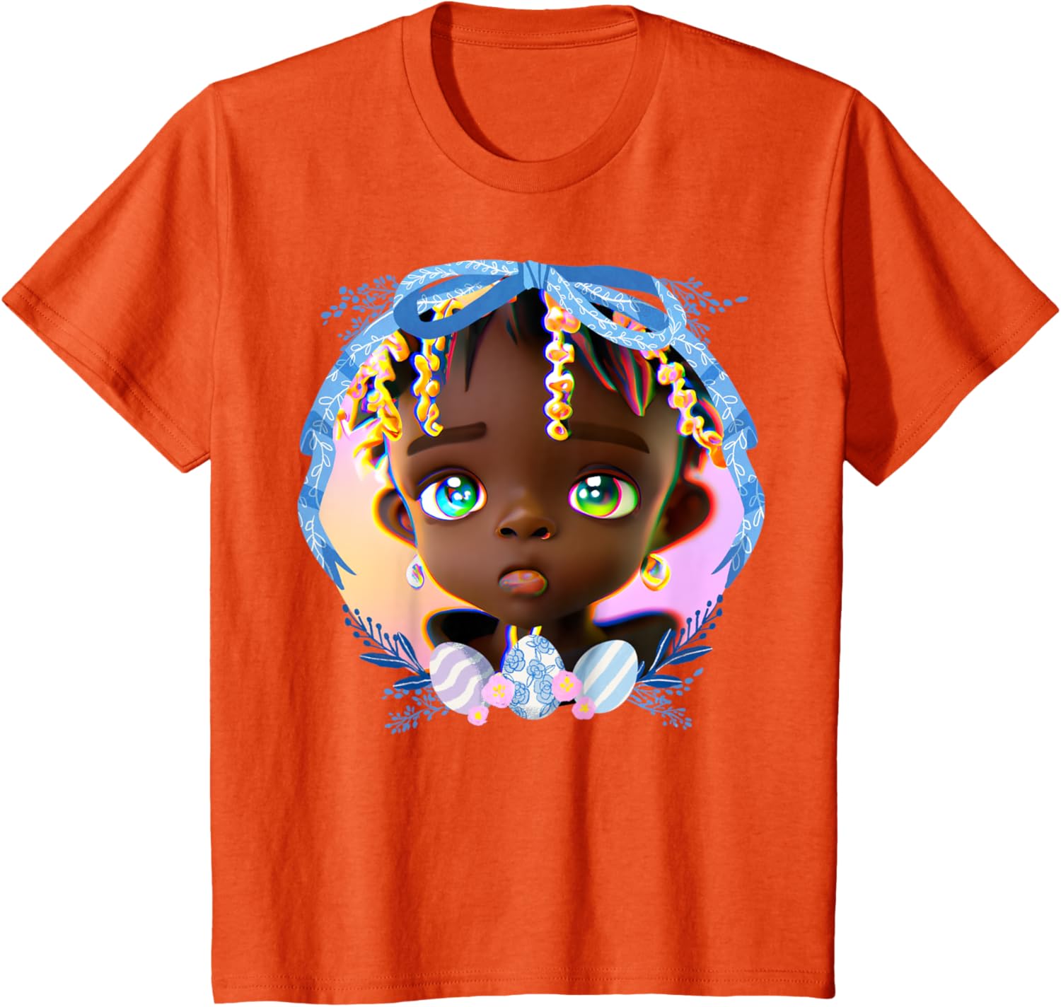 Black Boy Melanin Bruh Easter Egg Hunt Spring Garden Hunter T-Shirt