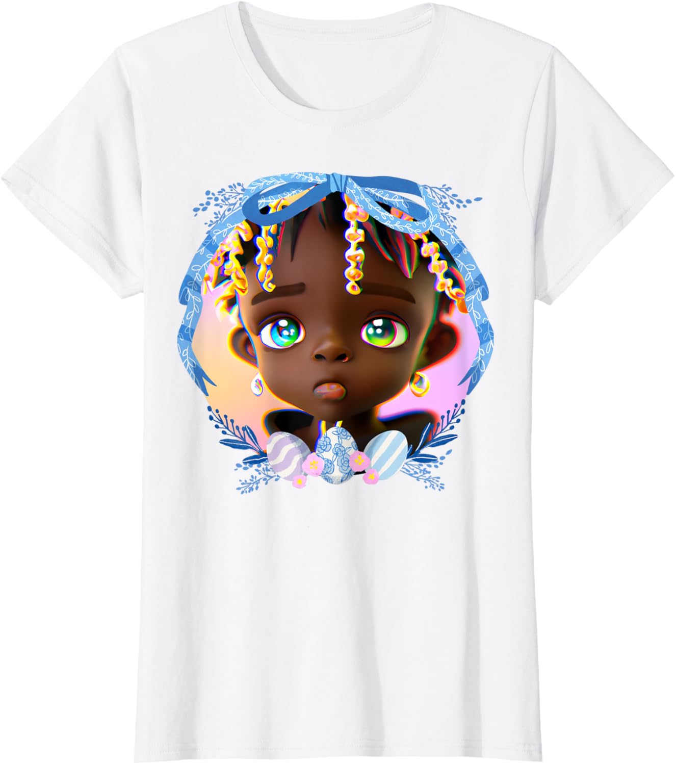 Black Boy Melanin Bruh Easter Egg Hunt Spring Garden Hunter T-Shirt