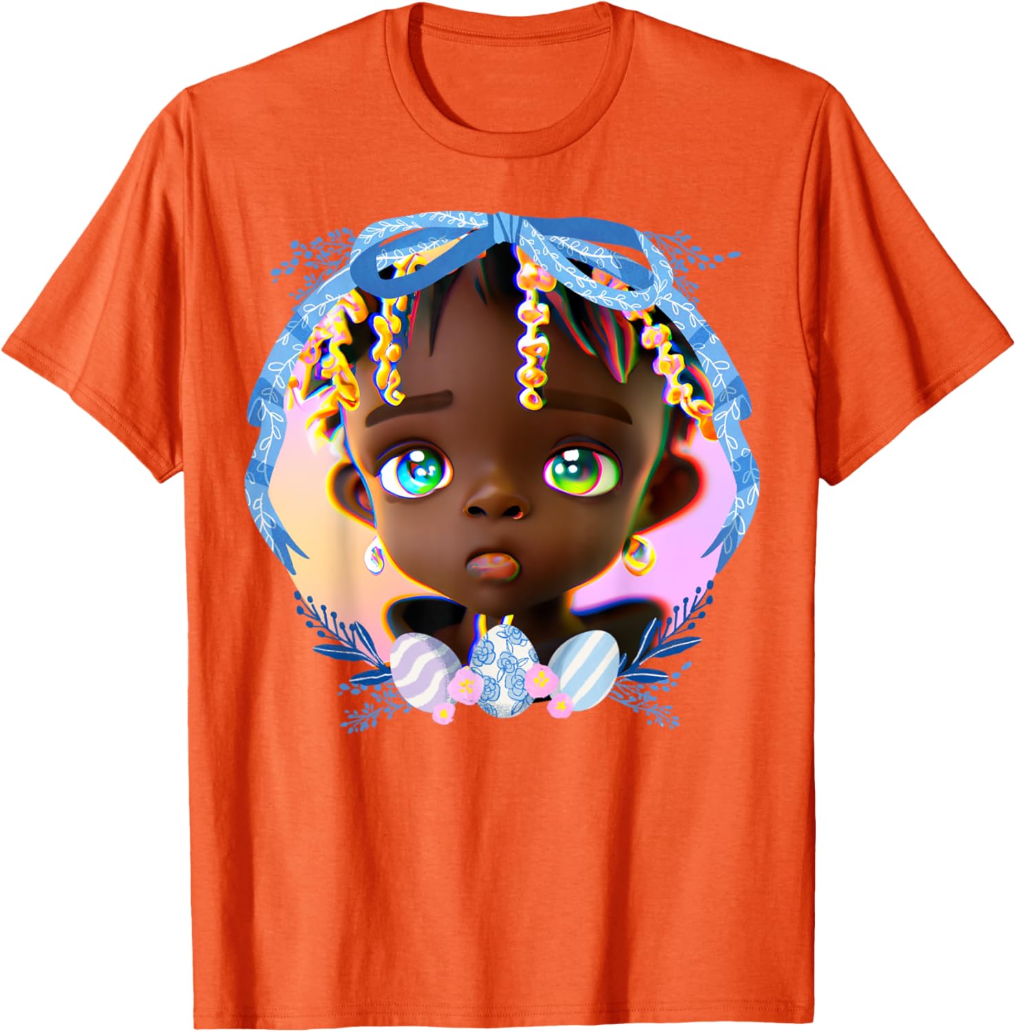 Black Boy Melanin Bruh Easter Egg Hunt Spring Garden Hunter T-Shirt