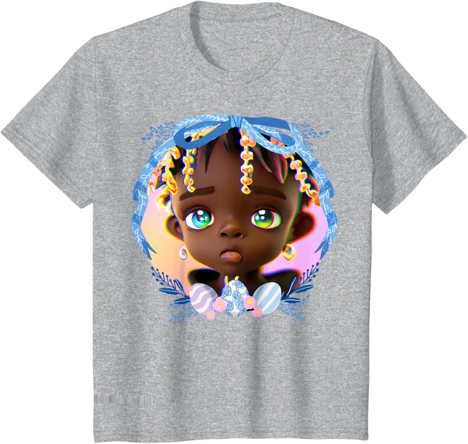 Black Boy Melanin Bruh Easter Egg Hunt Spring Garden Hunter T-Shirt