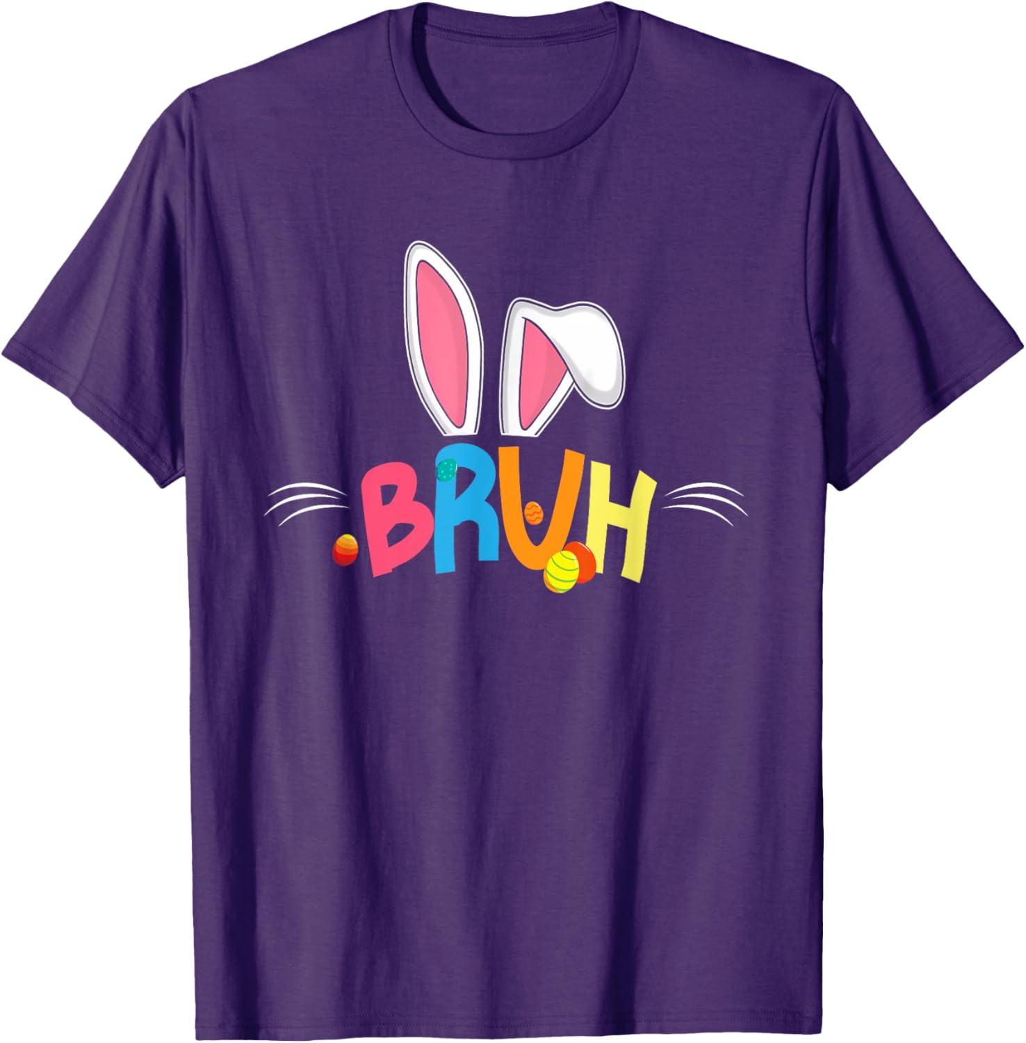 Bruh Easter 2025 Cute Bunny Rabbit Shirt | Bunny Easter Day T-Shirt