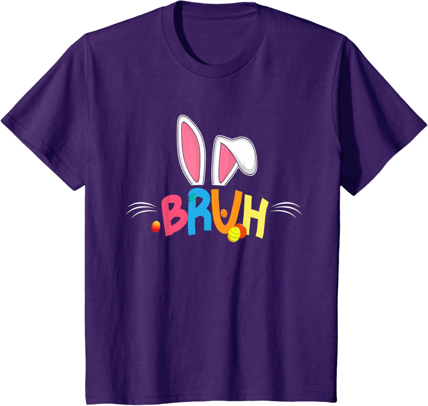 Bruh Easter 2025 Cute Bunny Rabbit Shirt | Bunny Easter Day T-Shirt