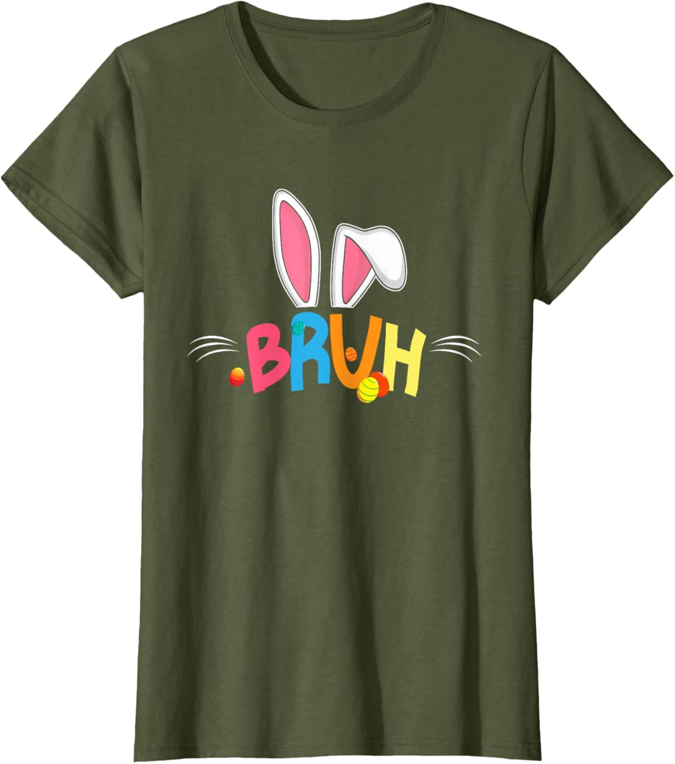 Bruh Easter 2025 Cute Bunny Rabbit Shirt | Bunny Easter Day T-Shirt