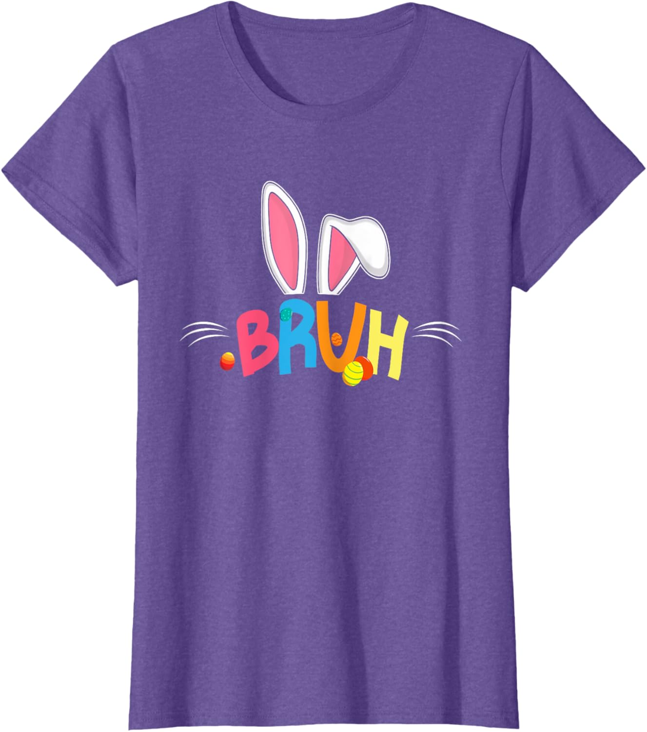 Bruh Easter 2025 Cute Bunny Rabbit Shirt | Bunny Easter Day T-Shirt