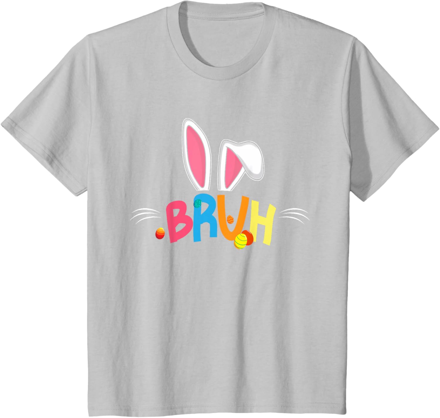 Bruh Easter 2025 Cute Bunny Rabbit Shirt | Bunny Easter Day T-Shirt