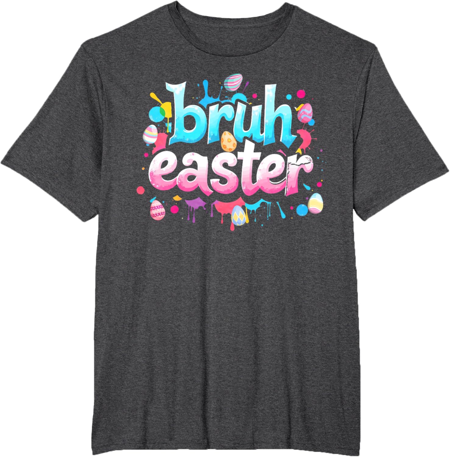 Bruh Easter Boys Teens Kids Funny Easter Day Eggs Hunting T-Shirt