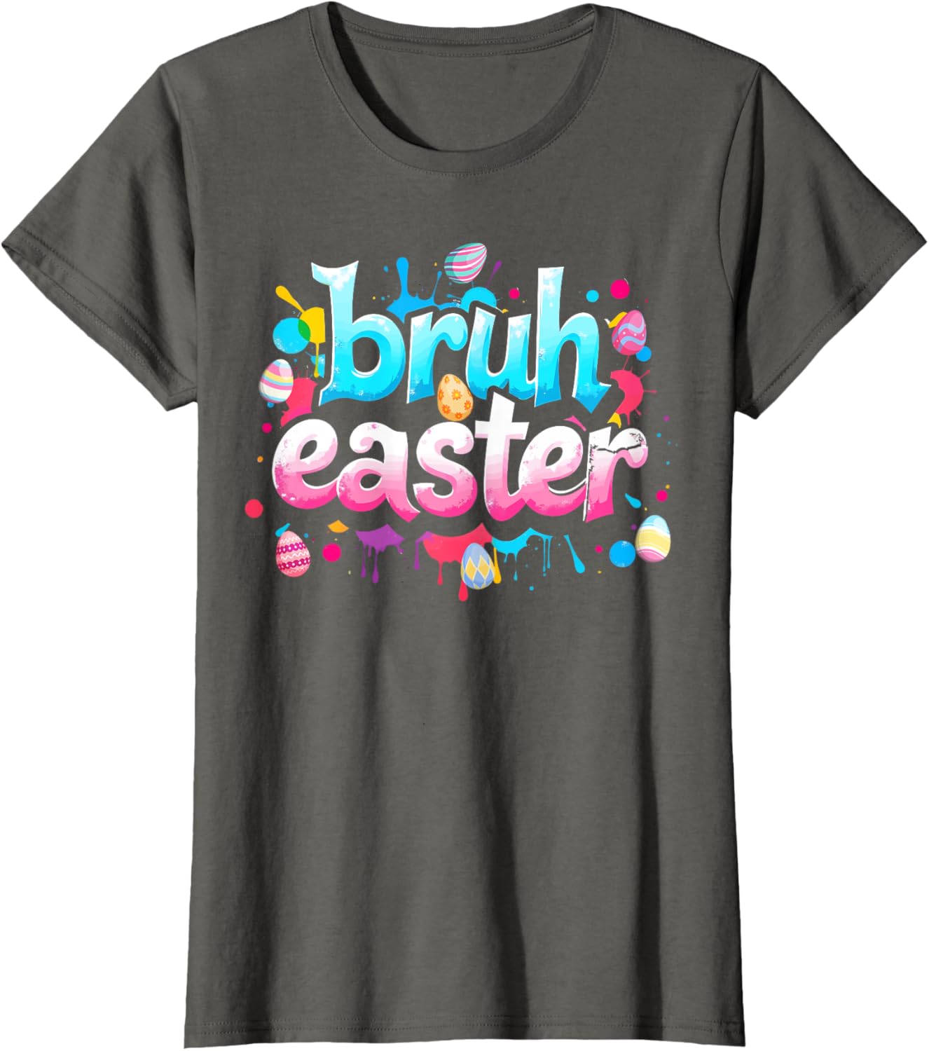 Bruh Easter Boys Teens Kids Funny Easter Day Eggs Hunting T-Shirt