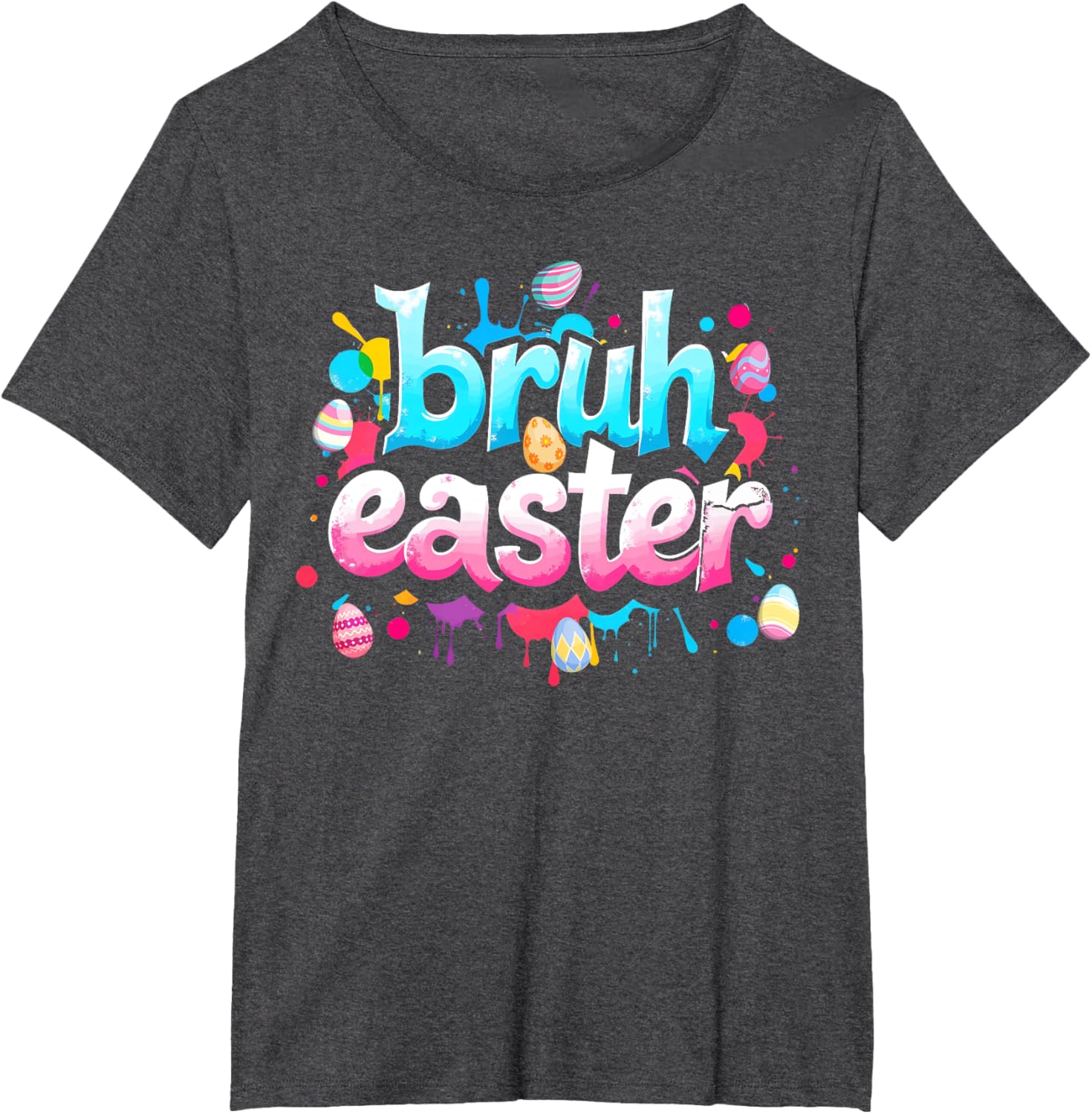 Bruh Easter Boys Teens Kids Funny Easter Day Eggs Hunting T-Shirt