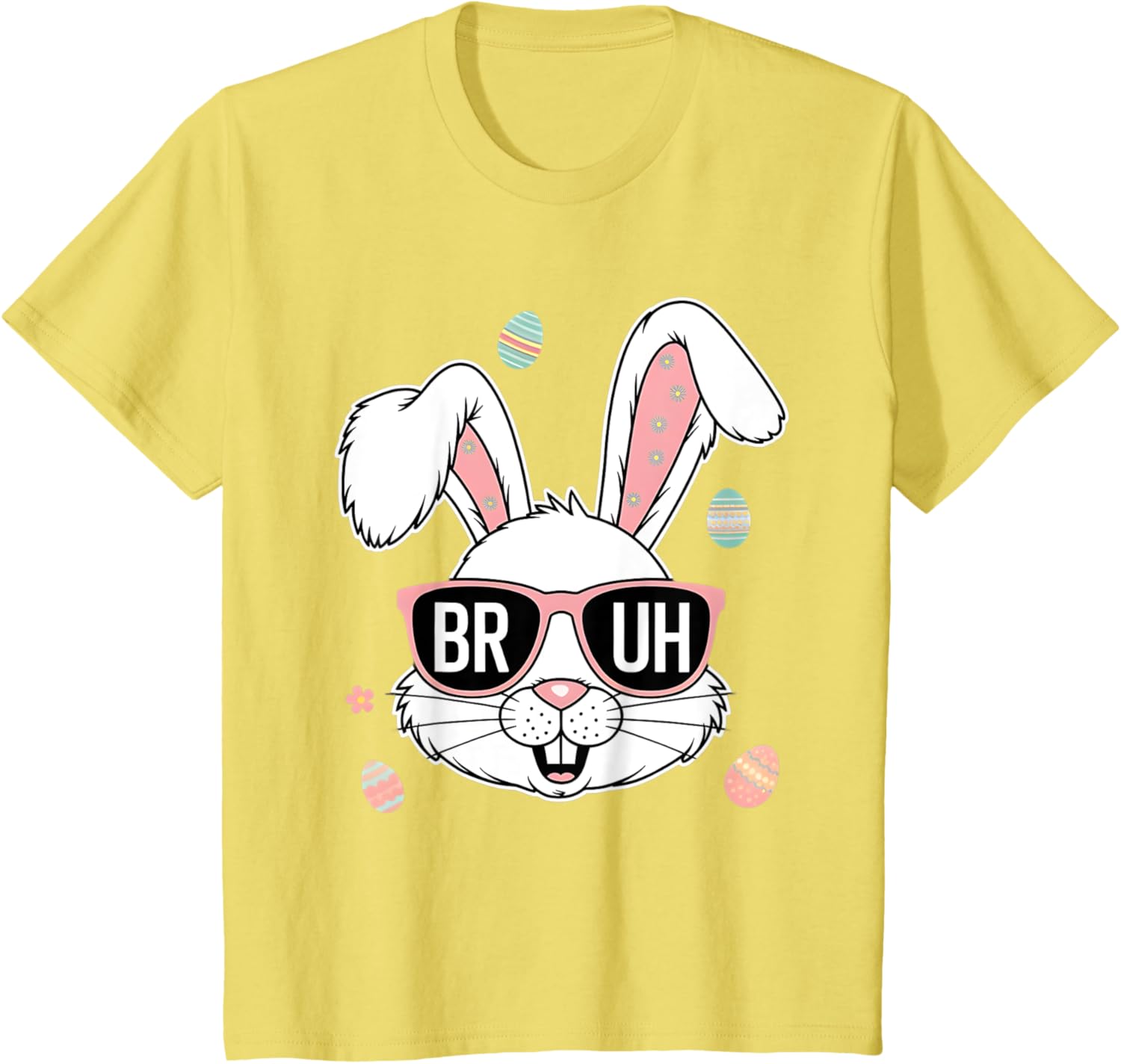 Bruh Easter Bunny Sunglasses Men Boy Kids Toddlers Gifts T-Shirt