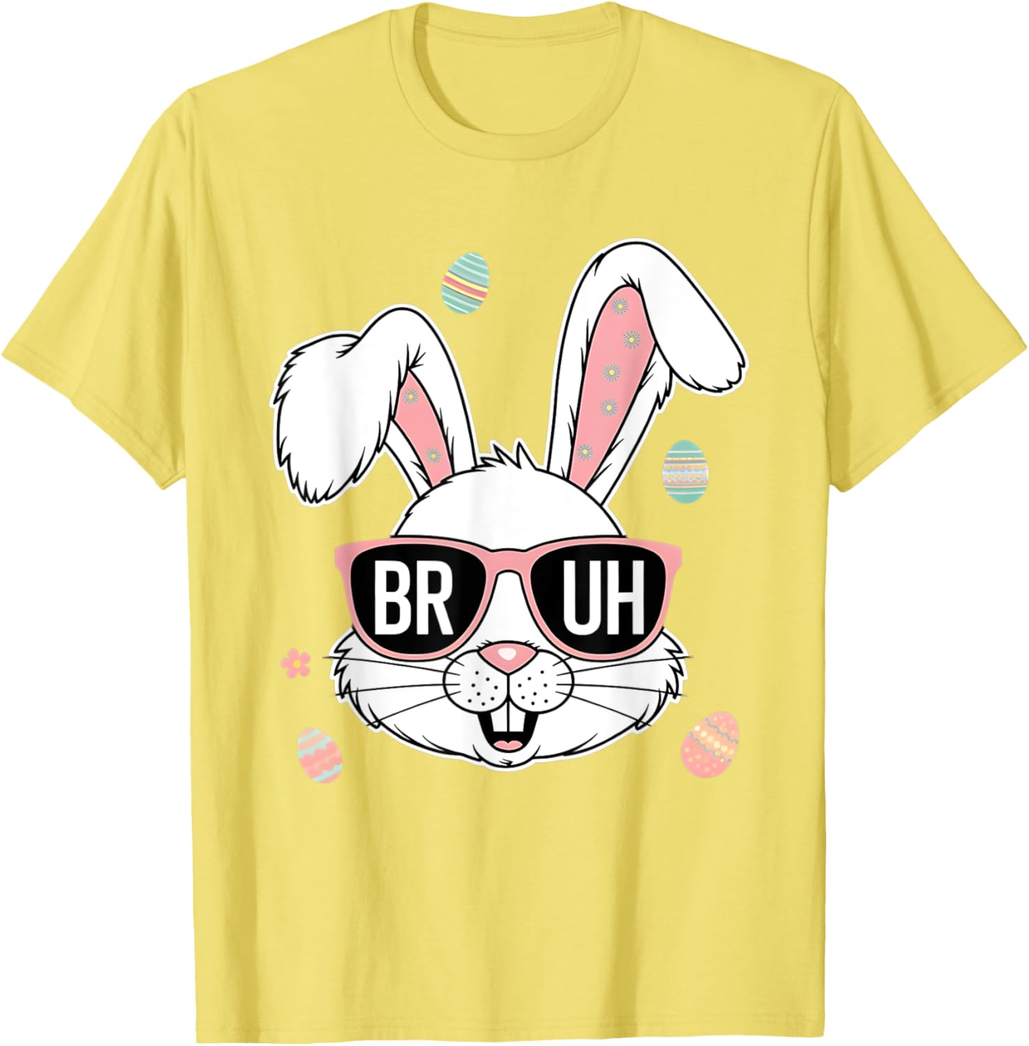 Bruh Easter Bunny Sunglasses Men Boy Kids Toddlers Gifts T-Shirt