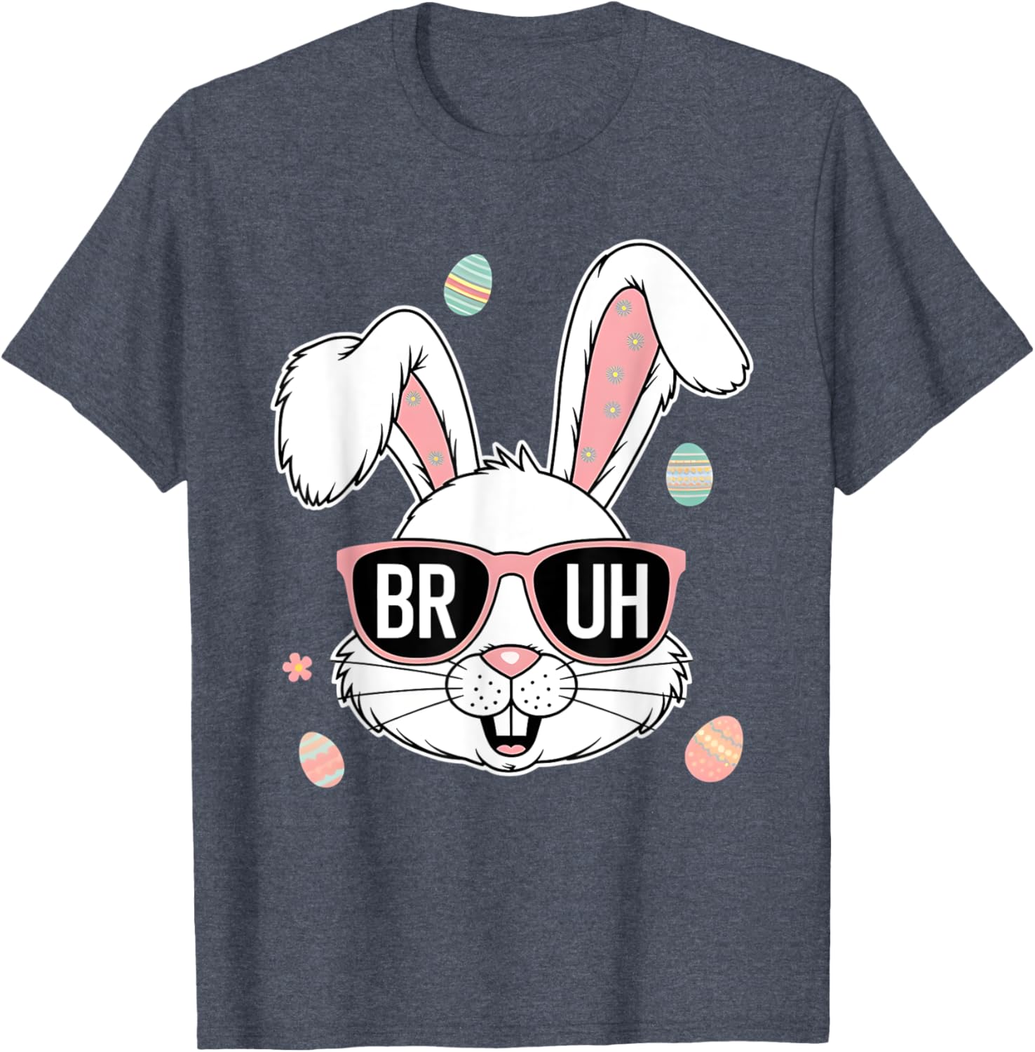 Bruh Easter Bunny Sunglasses Men Boy Kids Toddlers Gifts T-Shirt