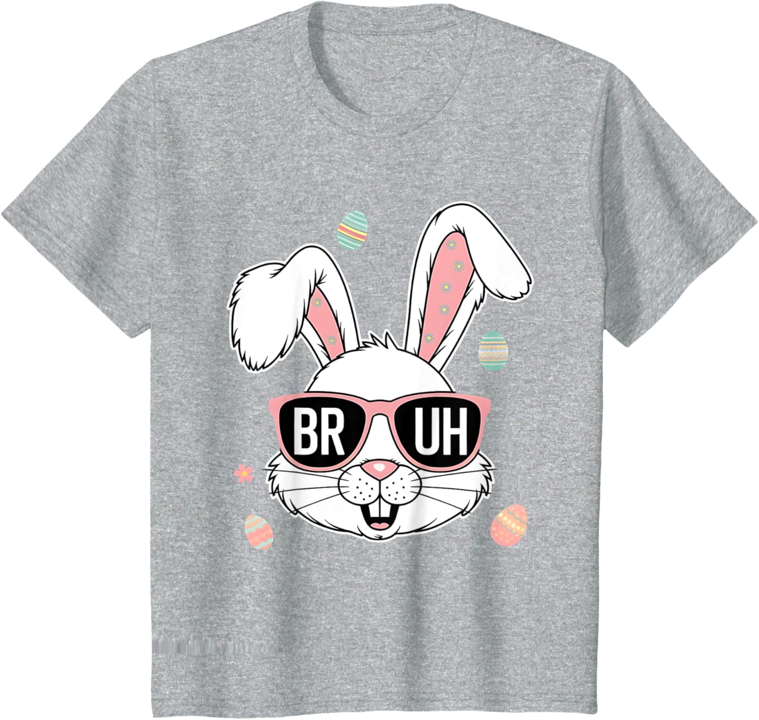 Bruh Easter Bunny Sunglasses Men Boy Kids Toddlers Gifts T-Shirt