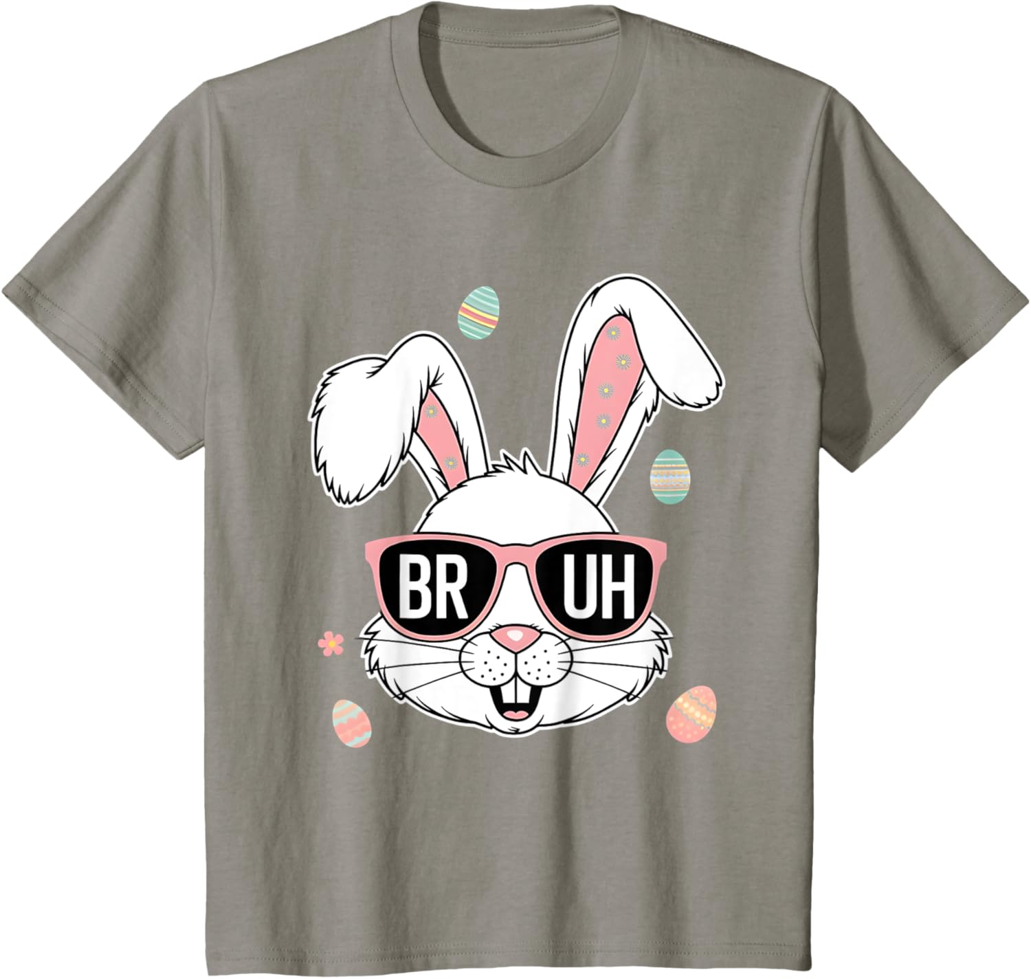 Bruh Easter Bunny Sunglasses Men Boy Kids Toddlers Gifts T-Shirt