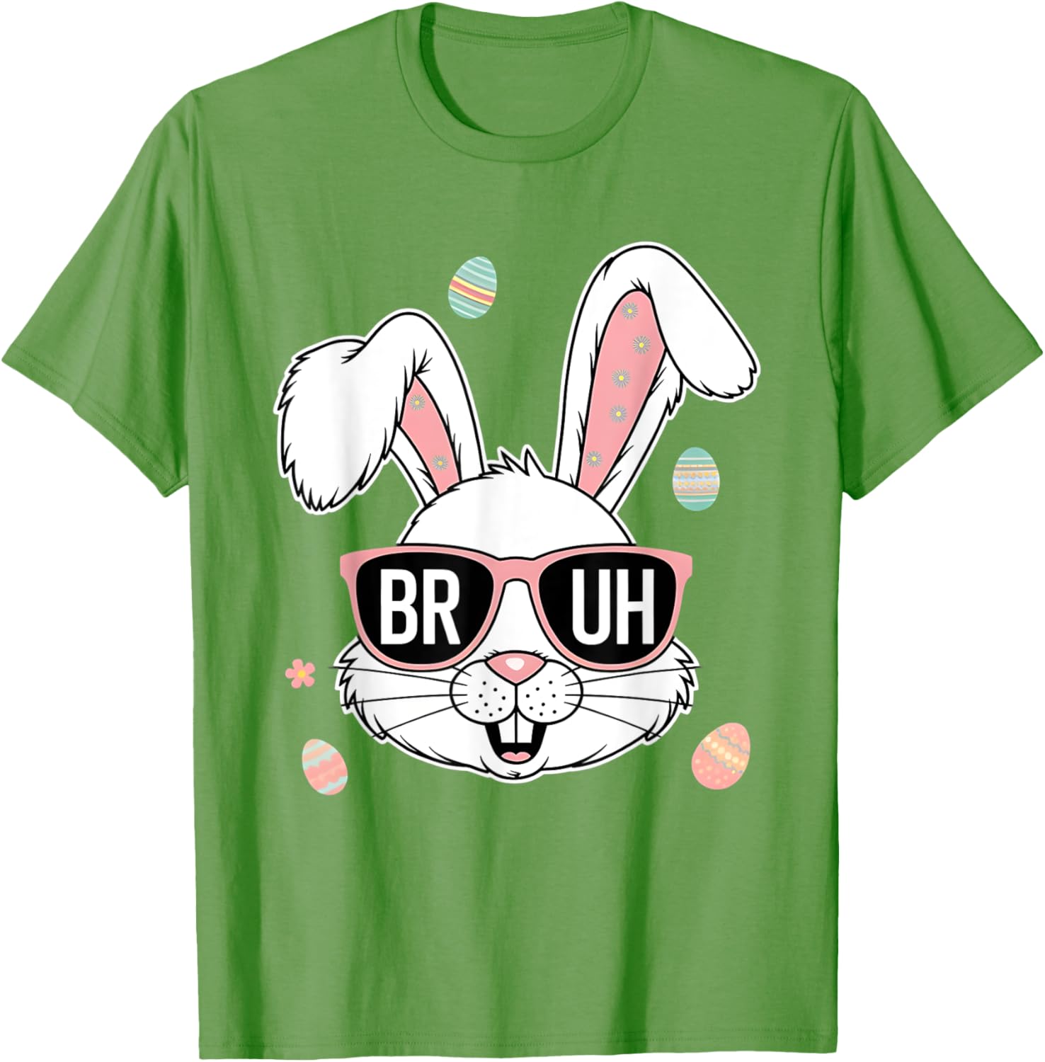 Bruh Easter Bunny Sunglasses Men Boy Kids Toddlers Gifts T-Shirt