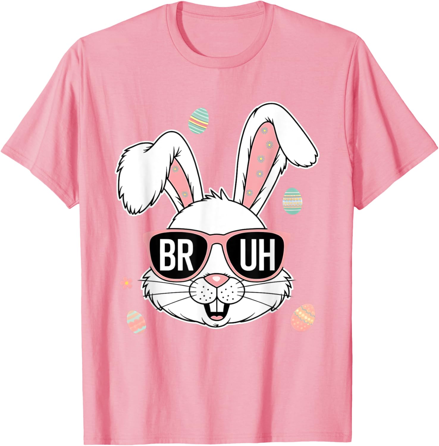 Bruh Easter Bunny Sunglasses Men Boy Kids Toddlers Gifts T-Shirt