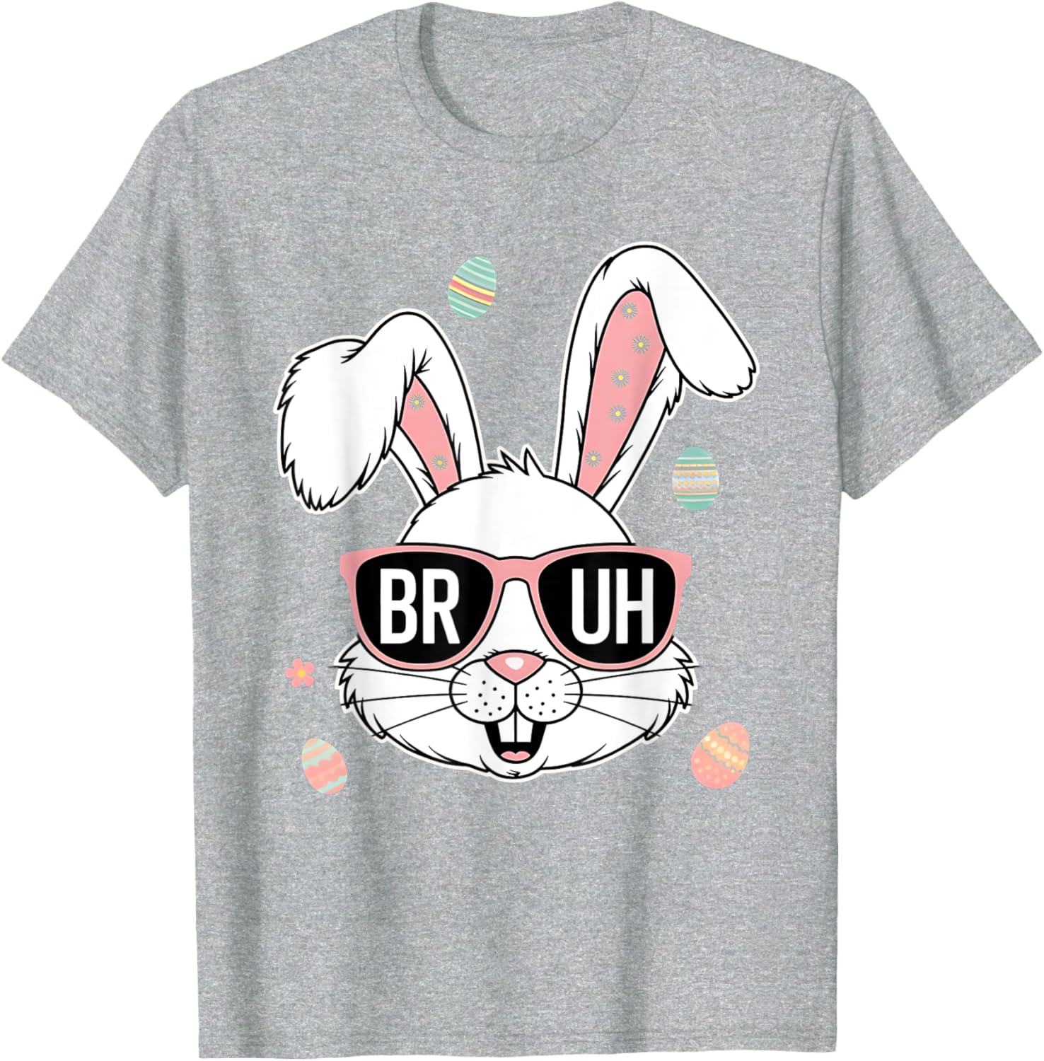 Bruh Easter Bunny Sunglasses Men Boy Kids Toddlers Gifts T-Shirt