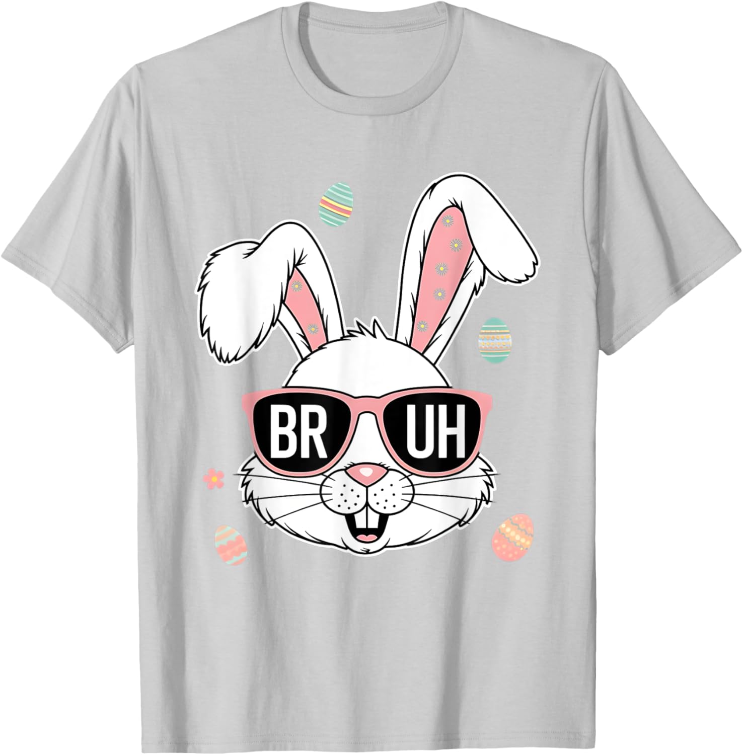 Bruh Easter Bunny Sunglasses Men Boy Kids Toddlers Gifts T-Shirt