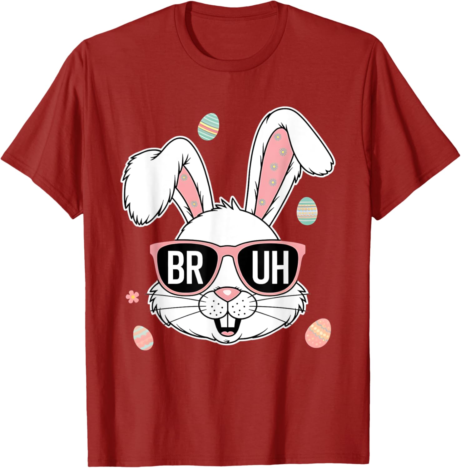 Bruh Easter Bunny Sunglasses Men Boy Kids Toddlers Gifts T-Shirt