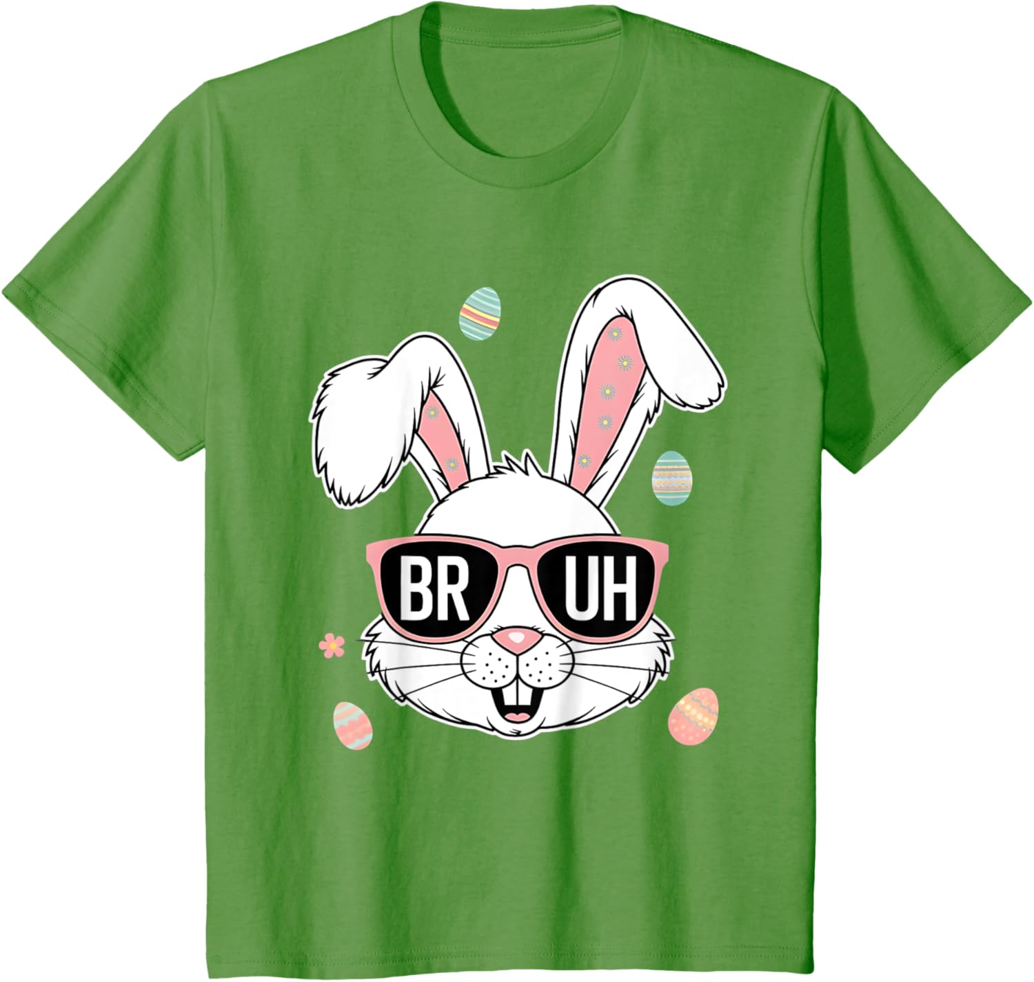 Bruh Easter Bunny Sunglasses Men Boy Kids Toddlers Gifts T-Shirt