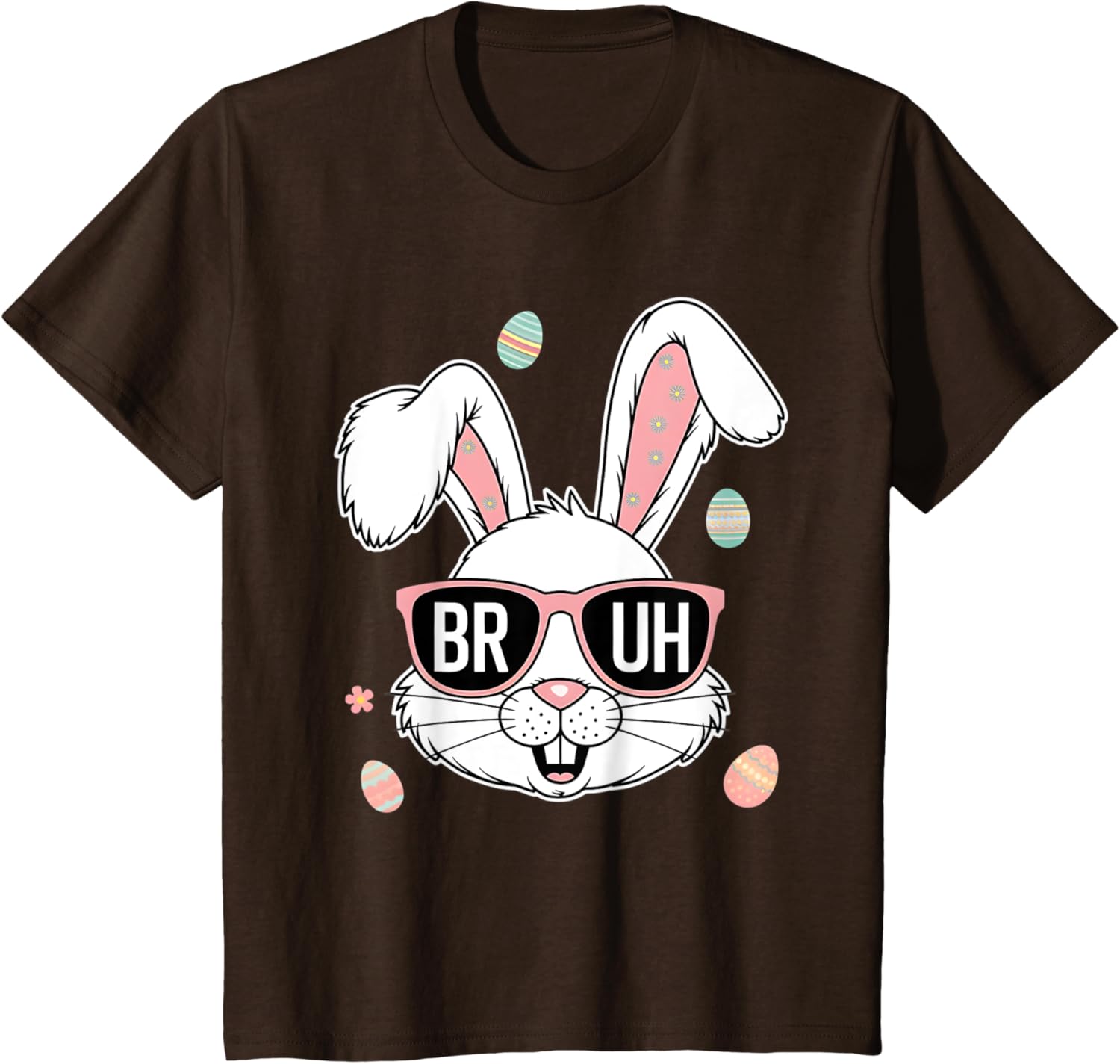 Bruh Easter Bunny Sunglasses Men Boy Kids Toddlers Gifts T-Shirt