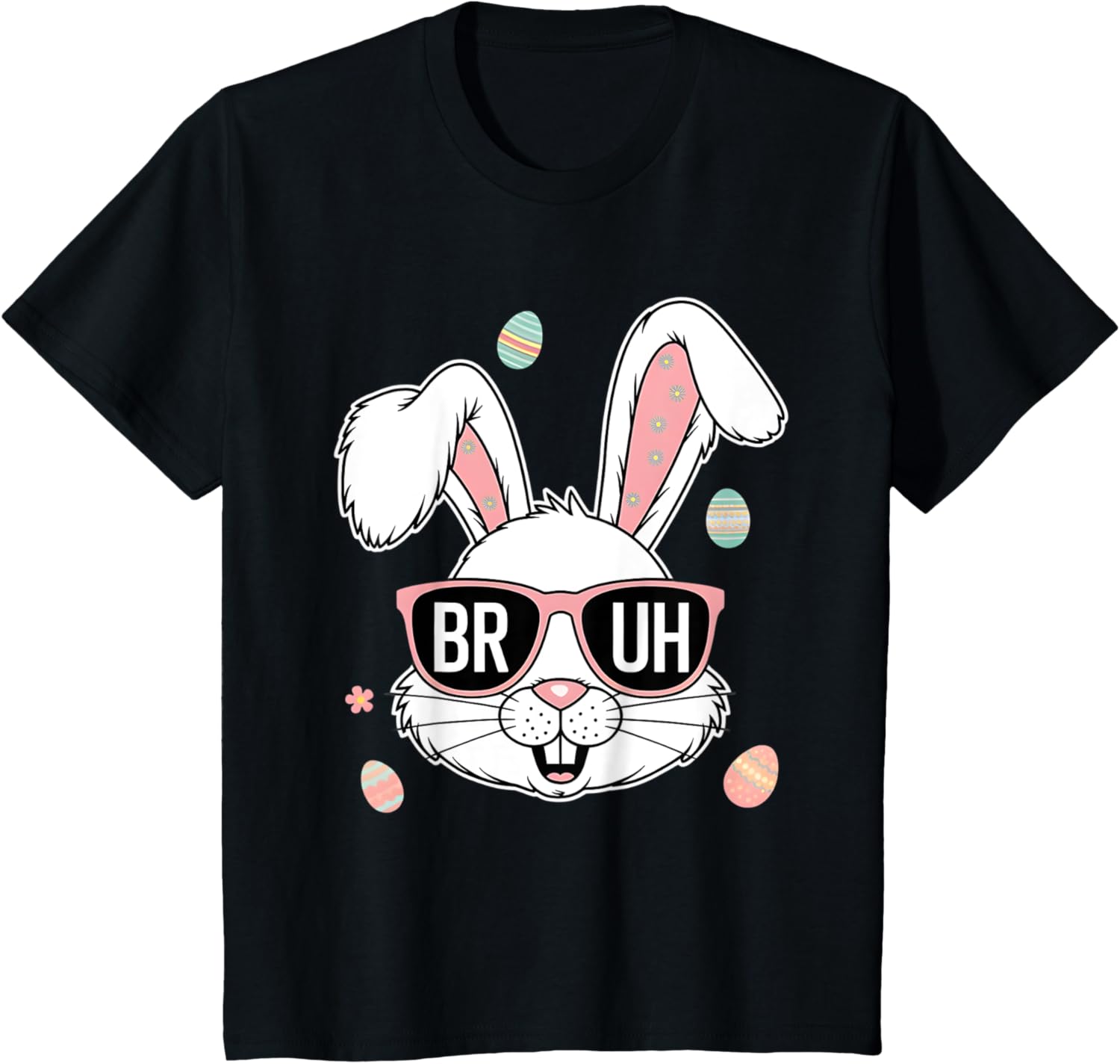 Bruh Easter Bunny Sunglasses Men Boy Kids Toddlers Gifts T-Shirt