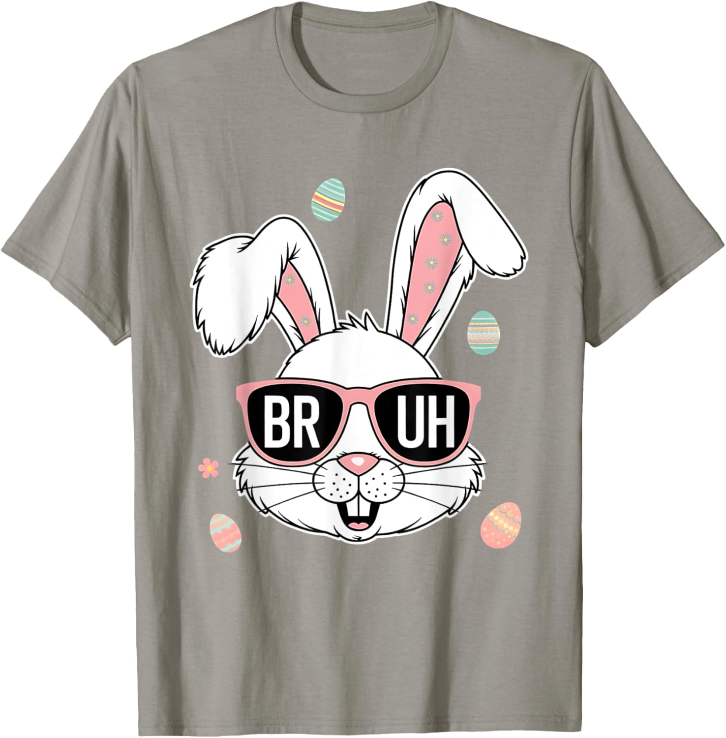 Bruh Easter Bunny Sunglasses Men Boy Kids Toddlers Gifts T-Shirt