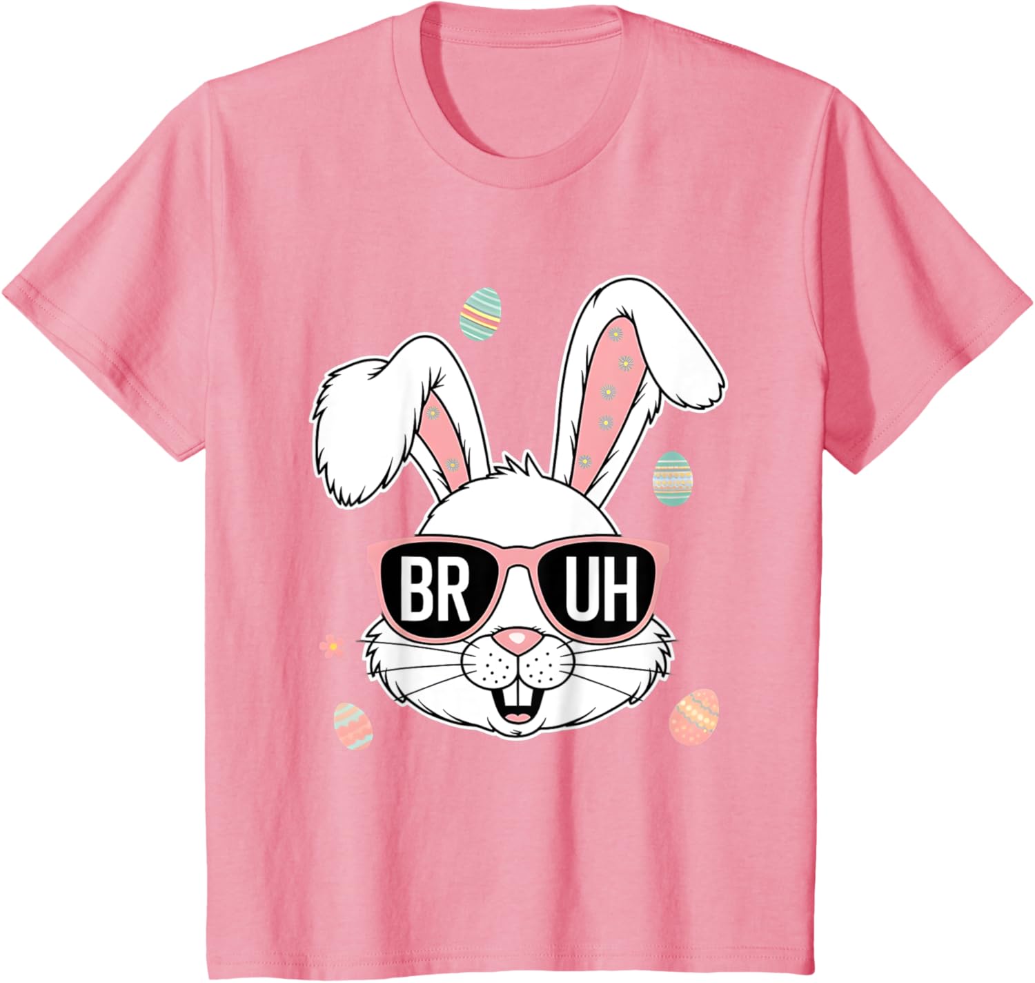 Bruh Easter Bunny Sunglasses Men Boy Kids Toddlers Gifts T-Shirt