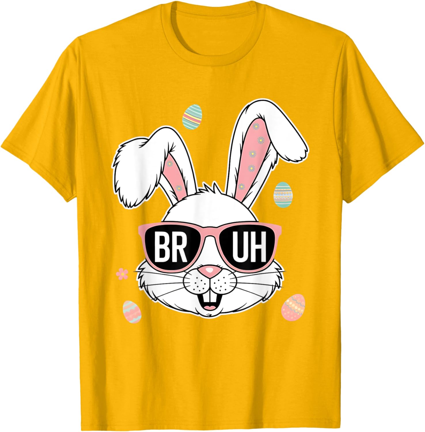 Bruh Easter Bunny Sunglasses Men Boy Kids Toddlers Gifts T-Shirt