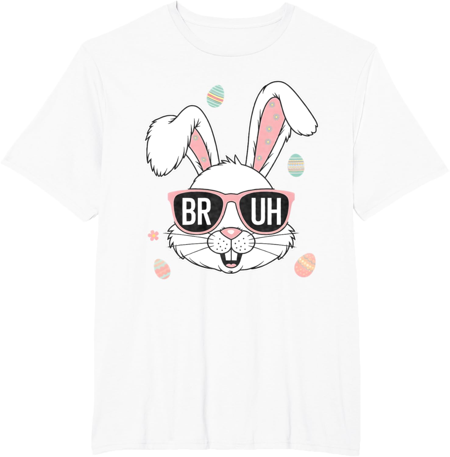 Bruh Easter Bunny Sunglasses Men Boy Kids Toddlers Gifts T-Shirt