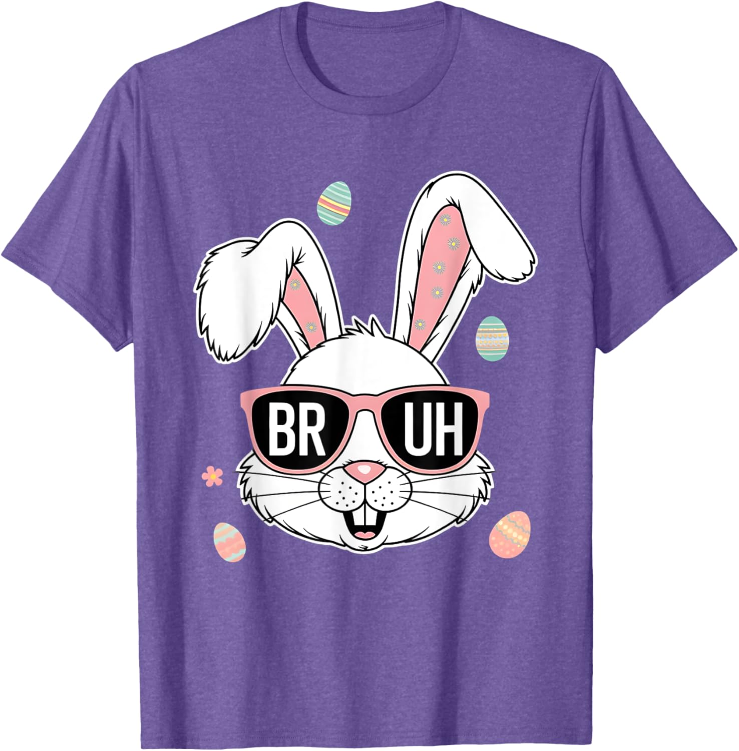 Bruh Easter Bunny Sunglasses Men Boy Kids Toddlers Gifts T-Shirt