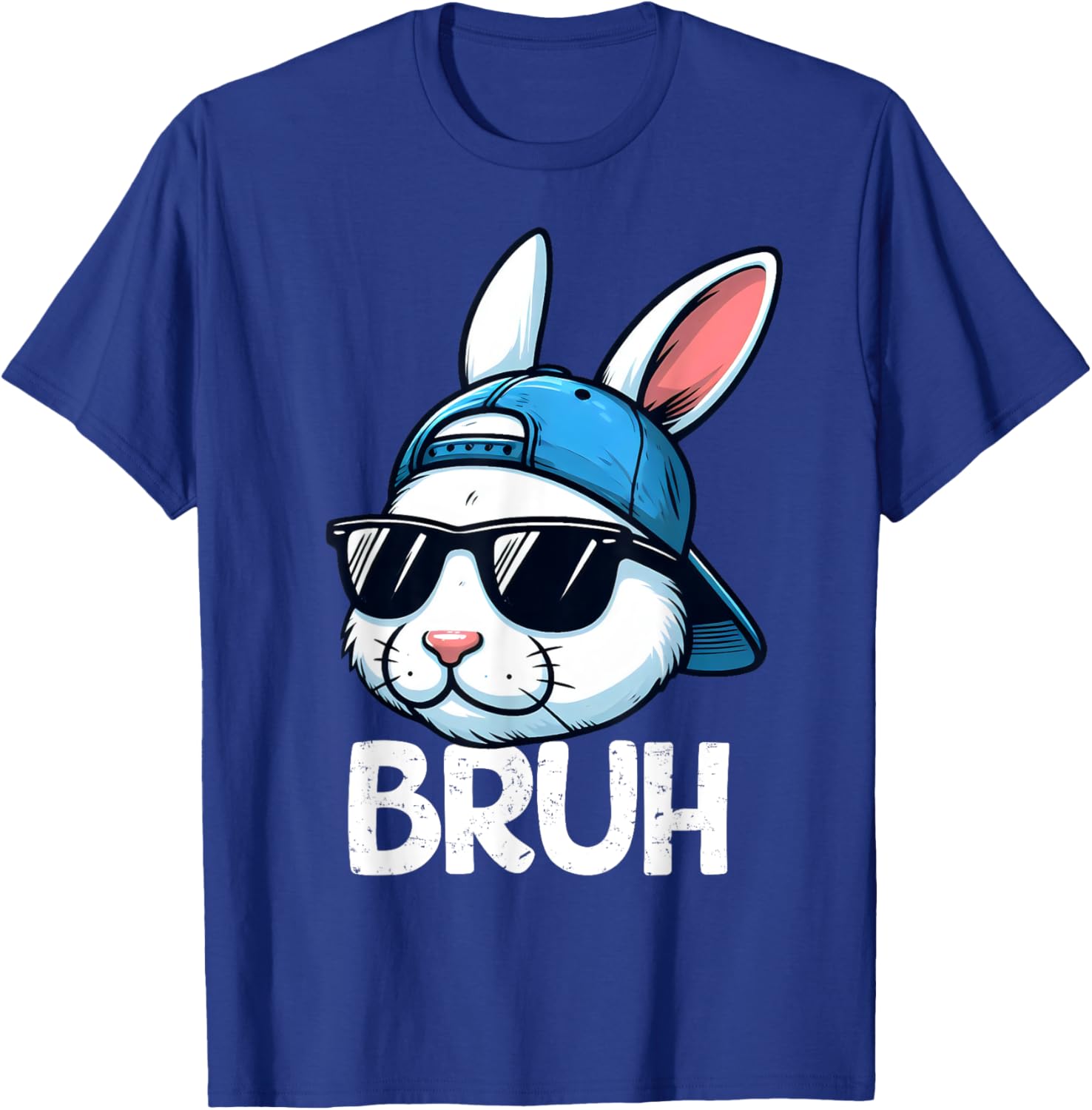 Bruh Easter Day Bunny Spring Easter Eggs Hunting Boys Kids T-Shirt