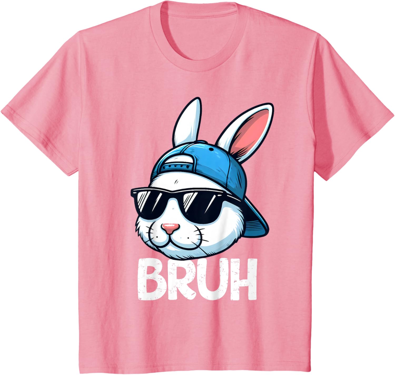 Bruh Easter Day Bunny Spring Easter Eggs Hunting Boys Kids T-Shirt