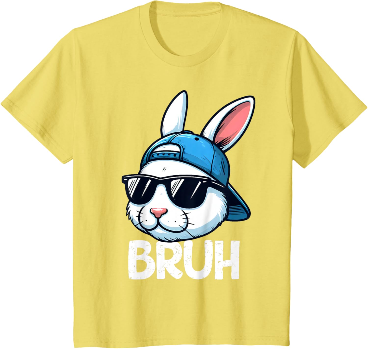 Bruh Easter Day Bunny Spring Easter Eggs Hunting Boys Kids T-Shirt